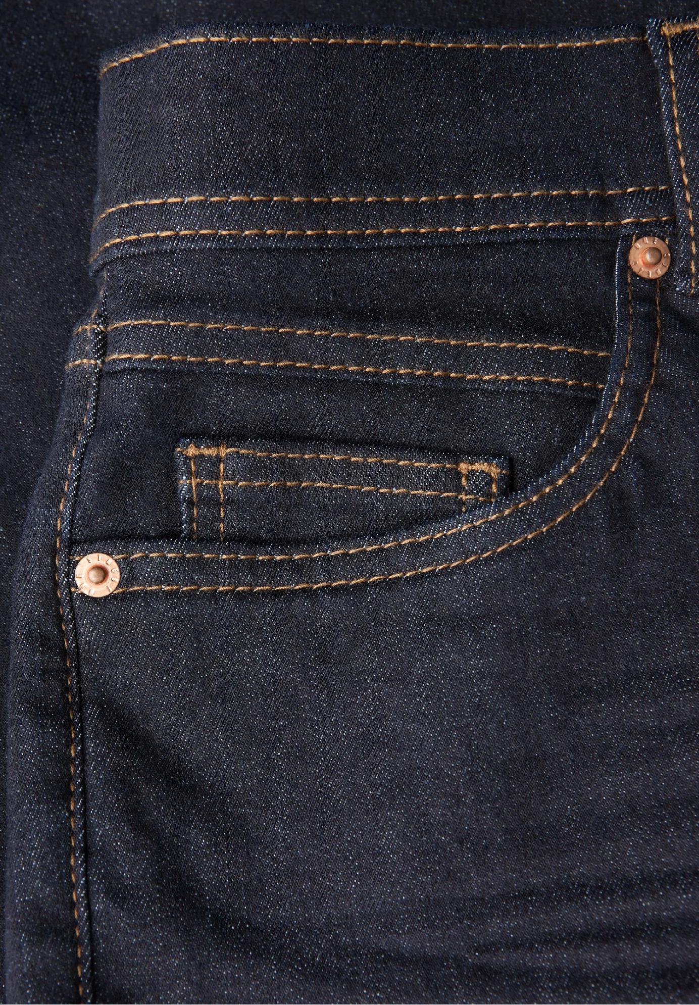 Street One rovné džínsy v tmavom prevedení