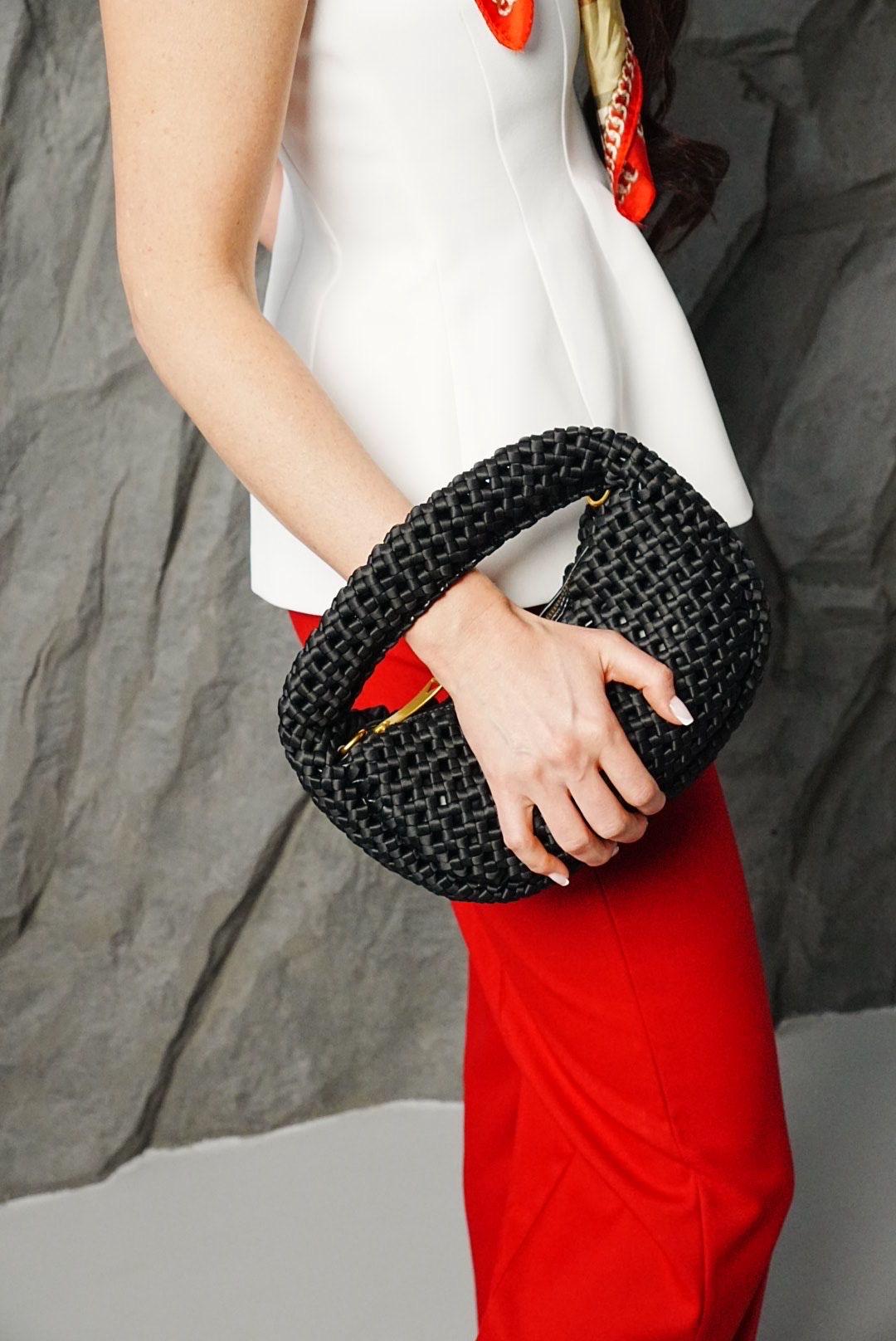 Nylonová kabelka, čierna