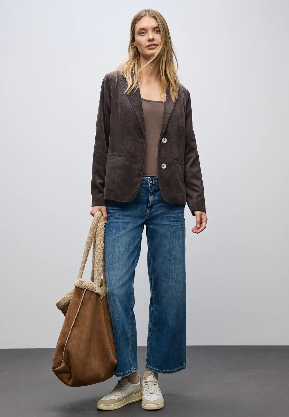 Street One manšestrové sako, hne