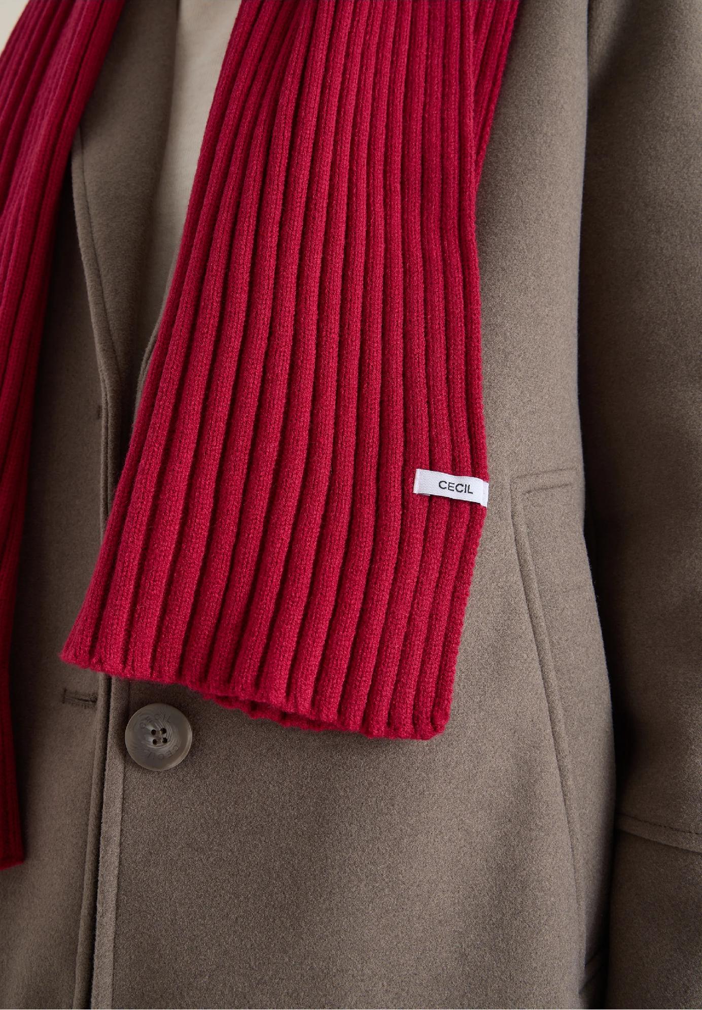 CECIL pletený šál, čer