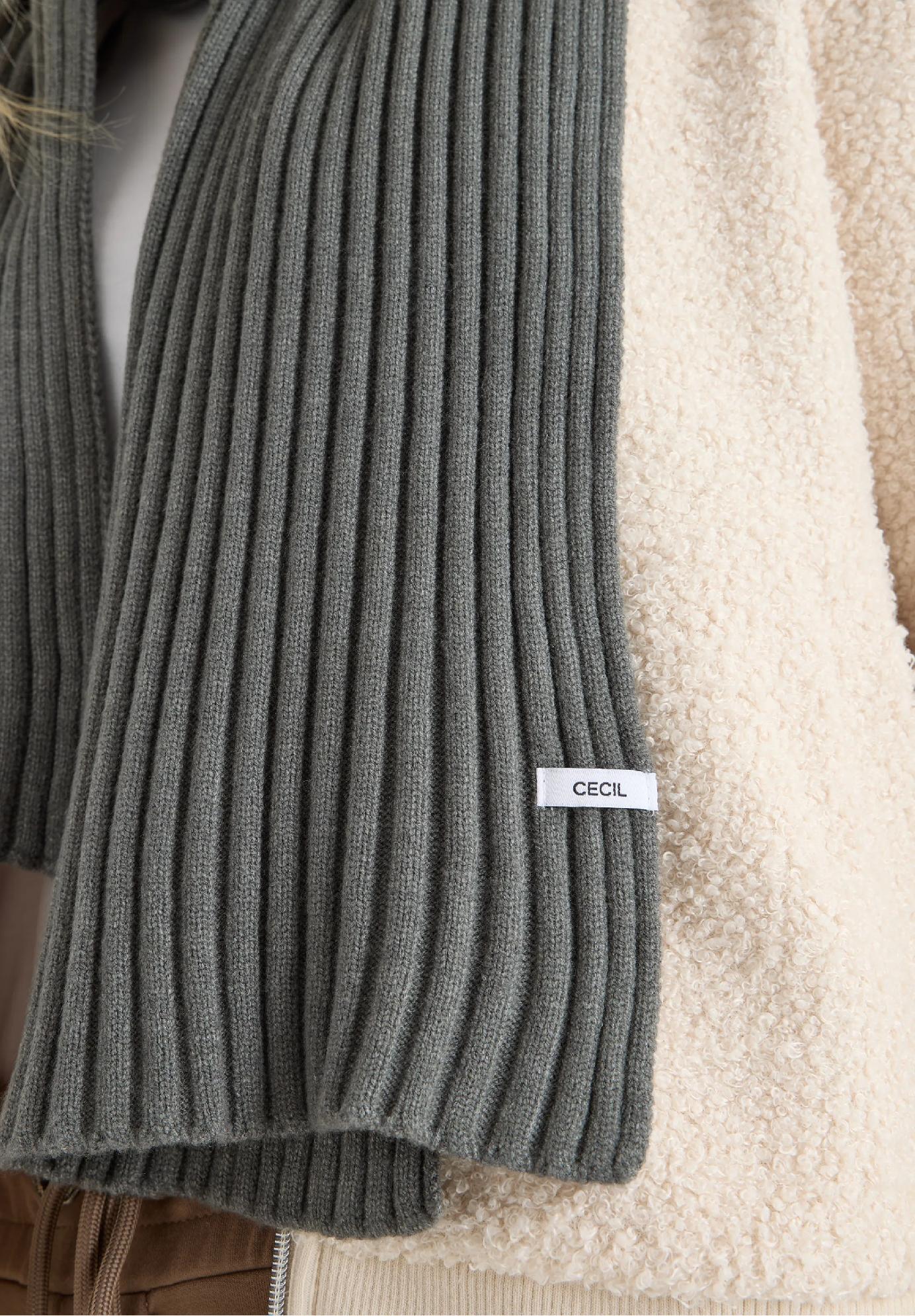 CECIL pletený šál, oli