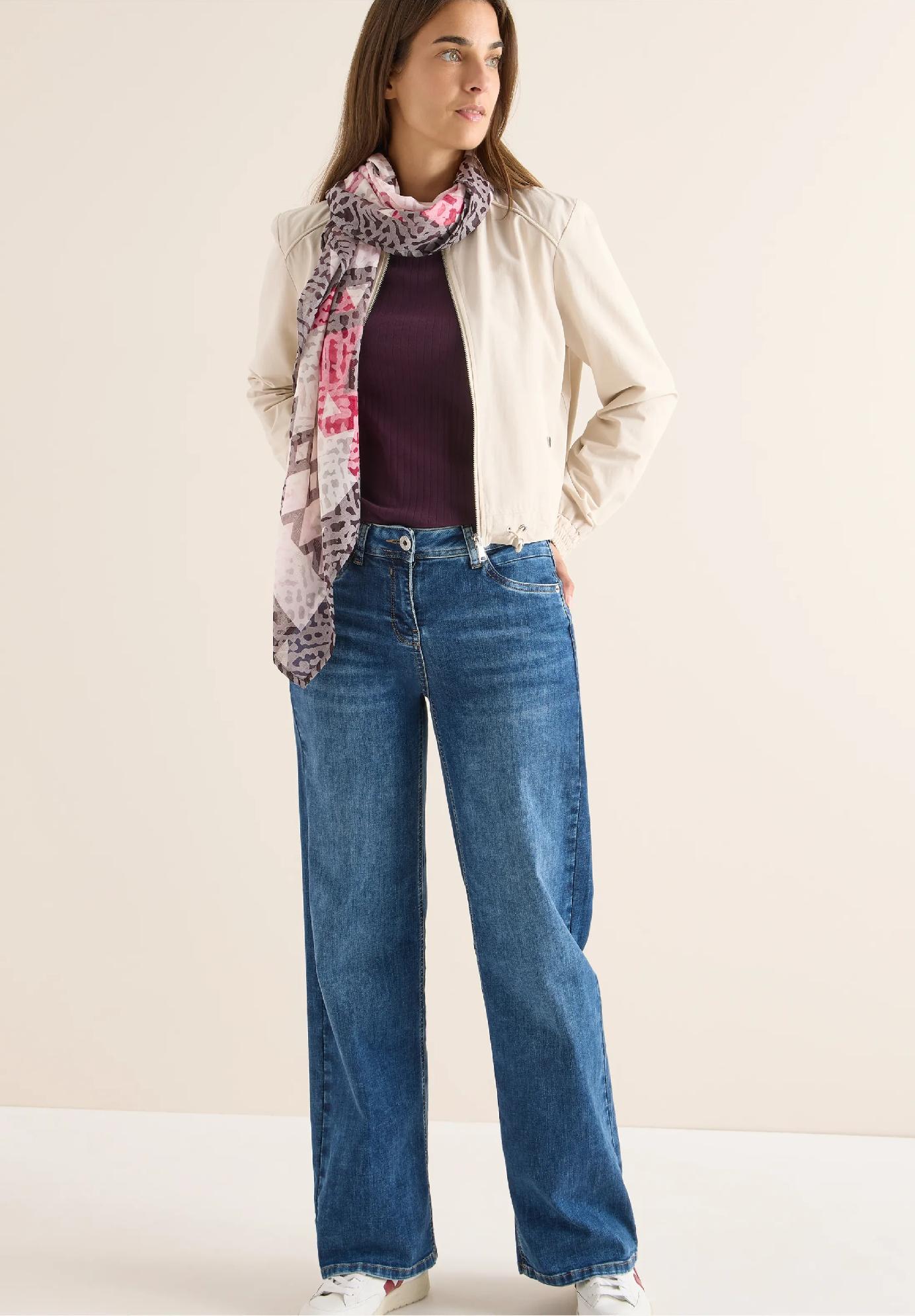 CECIL šál so vzorom burnout