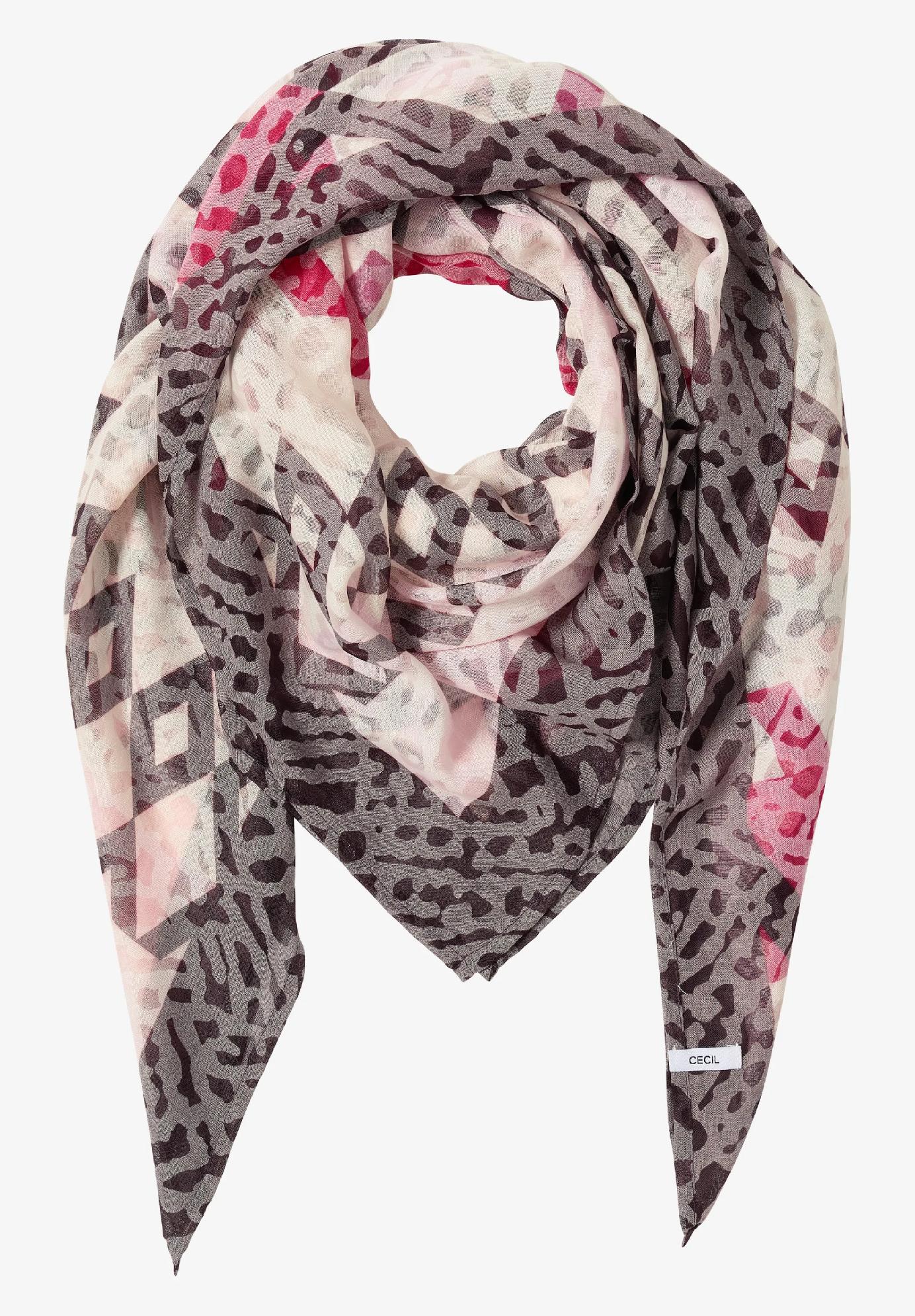 CECIL šál so vzorom burnout