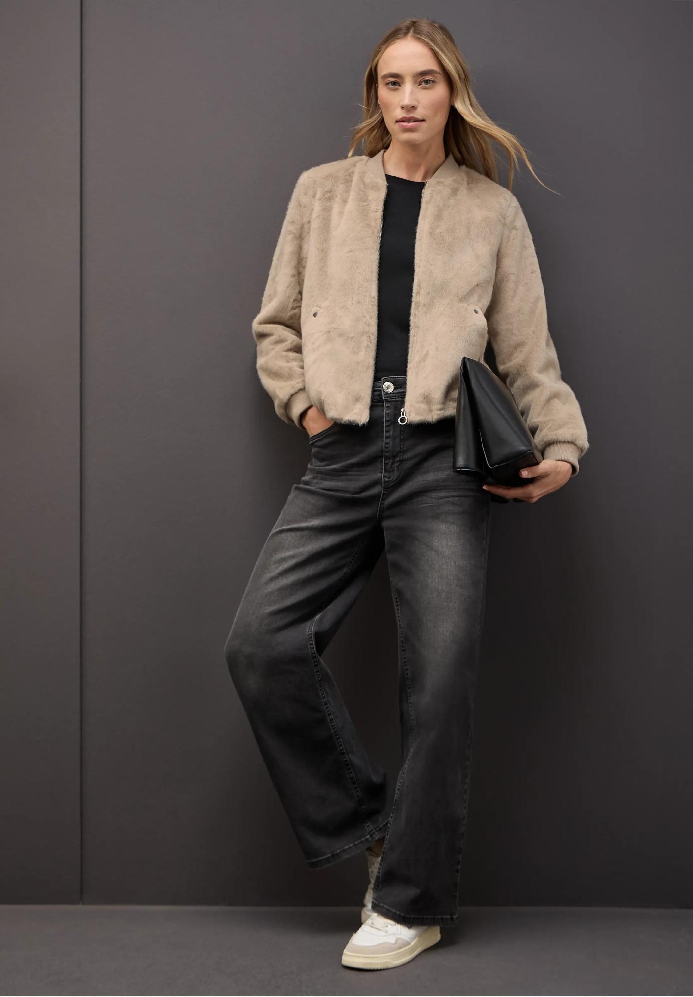 Street One bluzón z umelej kožušiny