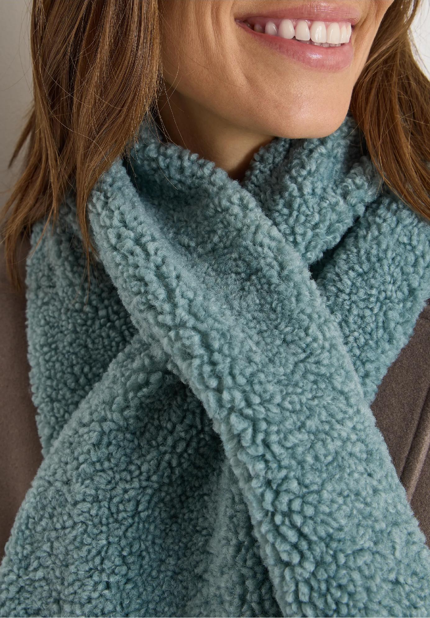 CECIL šál s plyšovým vzorom, z-m