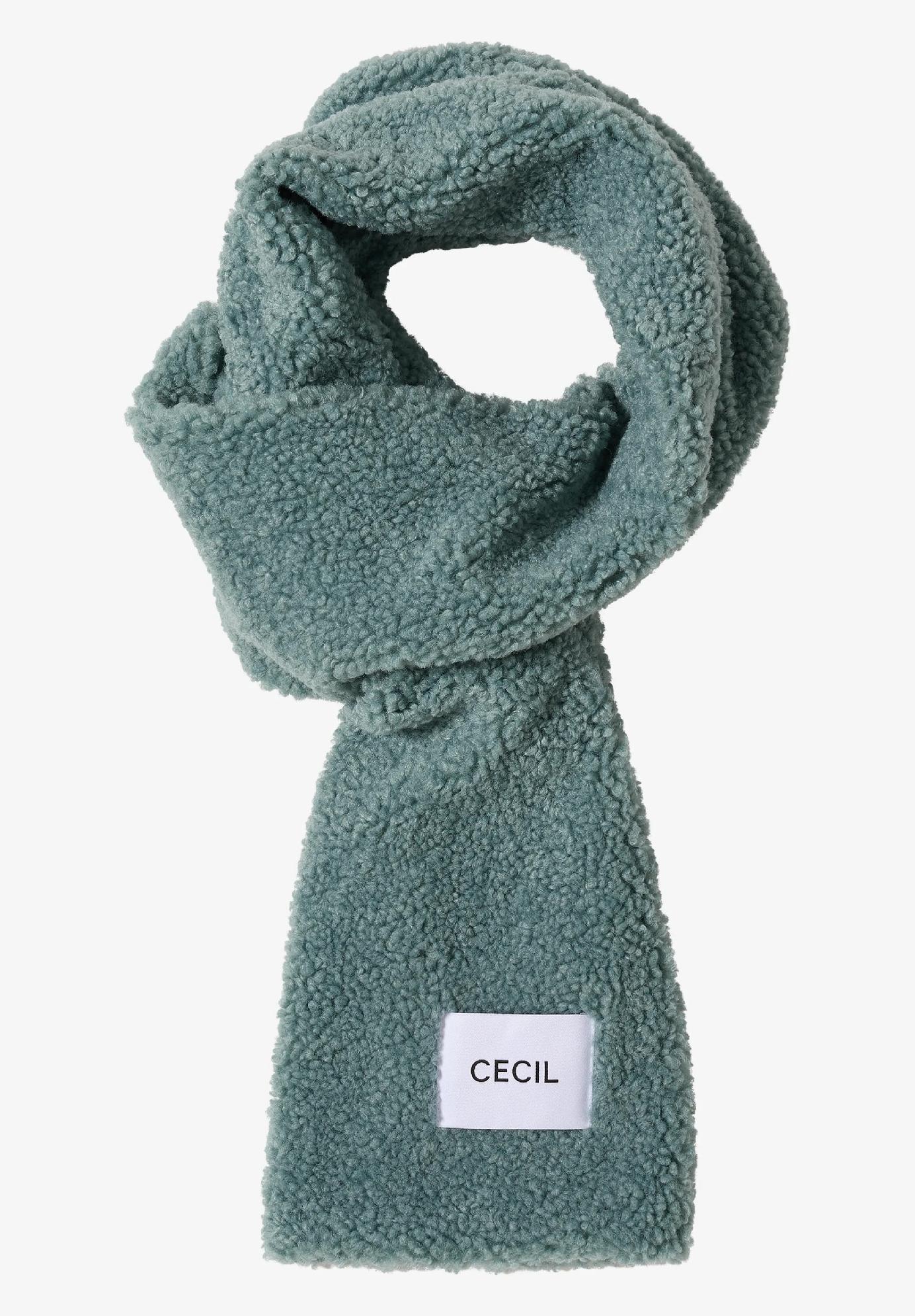 CECIL šál s plyšovým vzorom, z-m