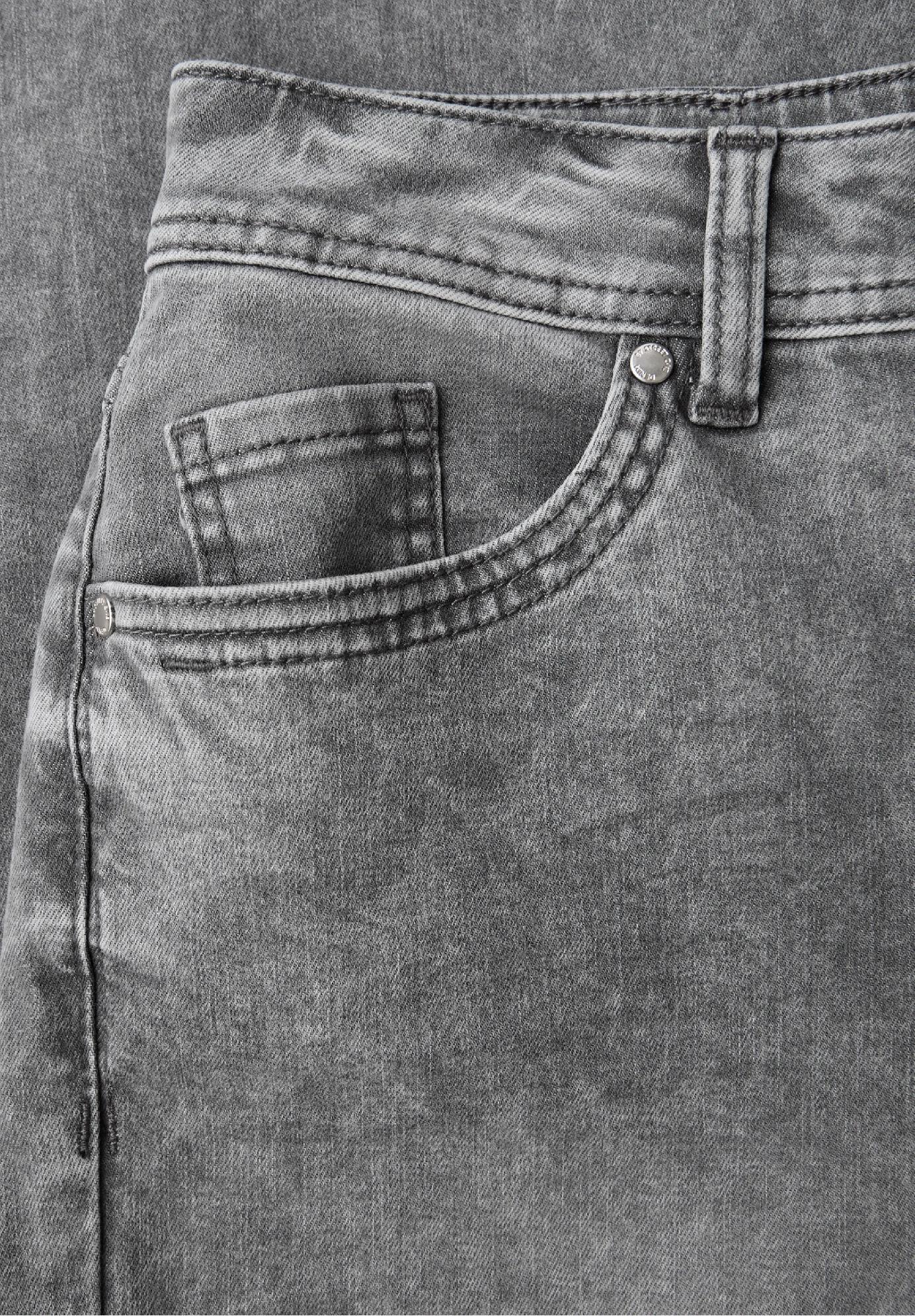 Street One široké džínsy, šedé