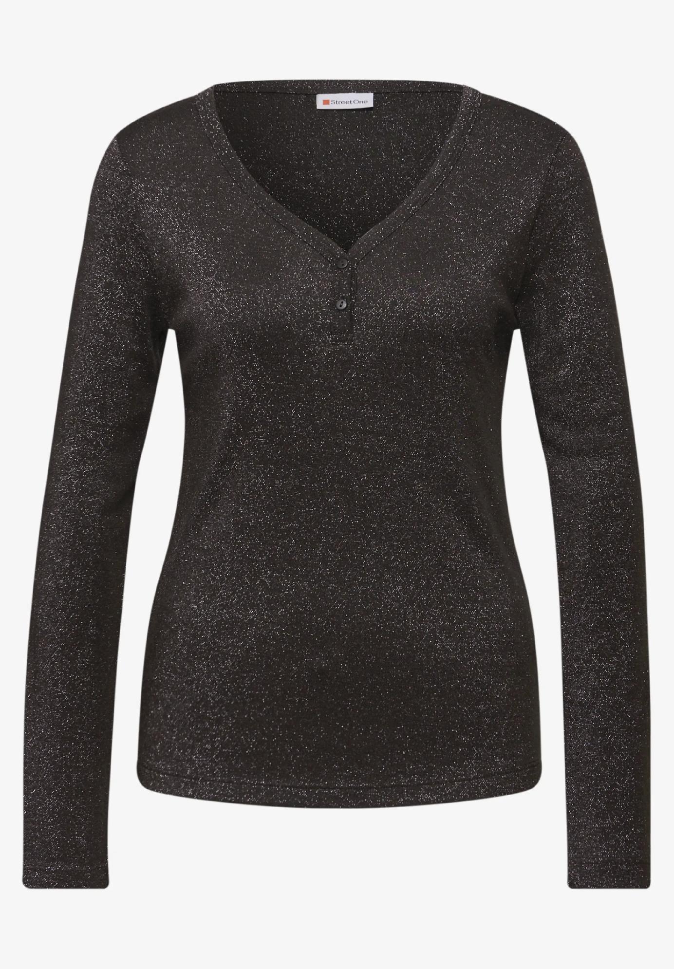 Street One trblietavé tričko s dlhým rukávom
