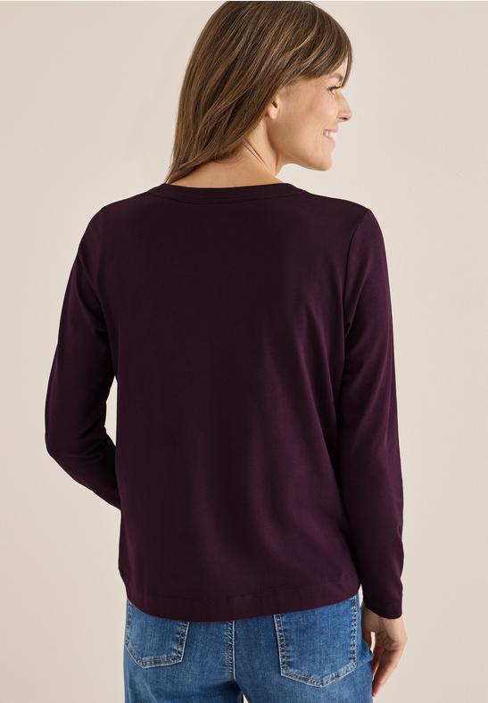 CECIL tričko v tunicovom štýle, bor