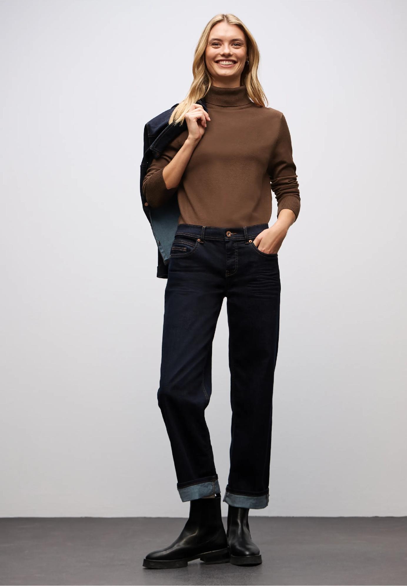 Street One sveter s rolákom, kara