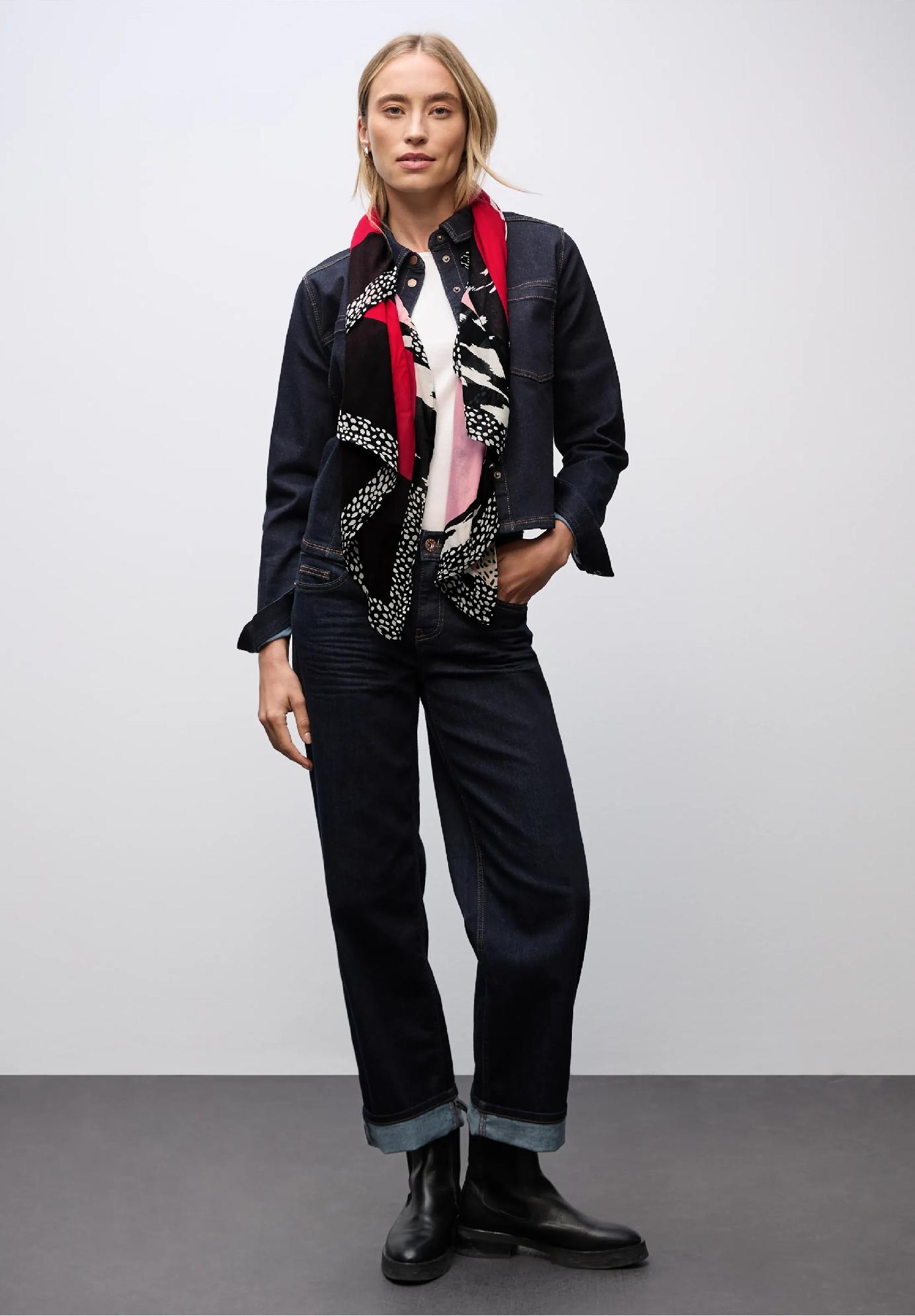 Street One vzorovaná šatka, multi