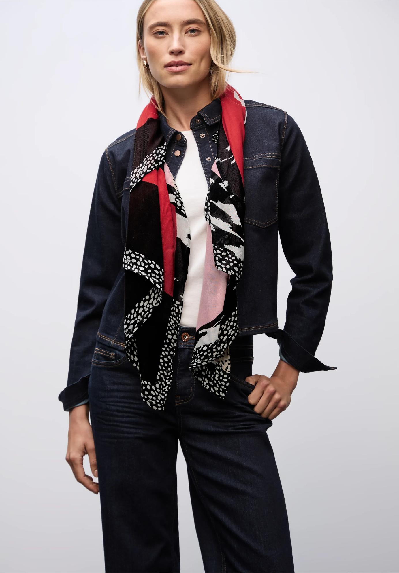 Street One vzorovaná šatka, multi