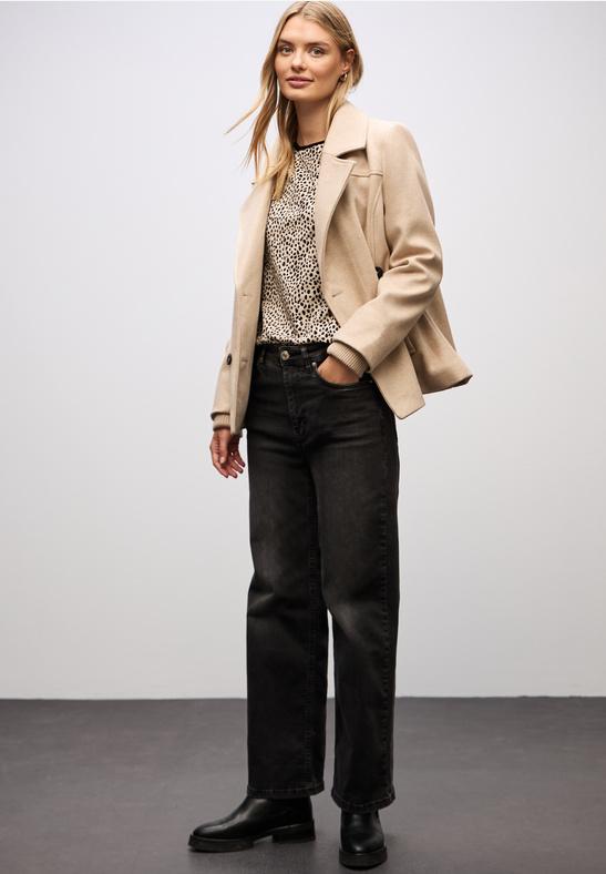 Street One Leo džersejové tričko, bež