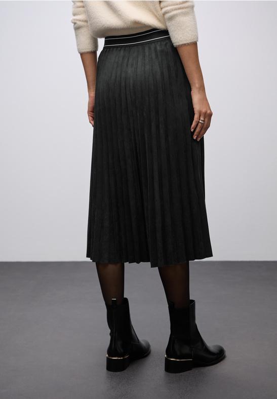 Street One velúrová skladaná sukňa