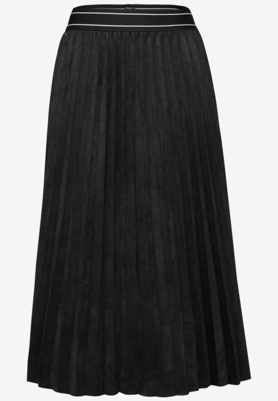 Street One velúrová skladaná sukňa