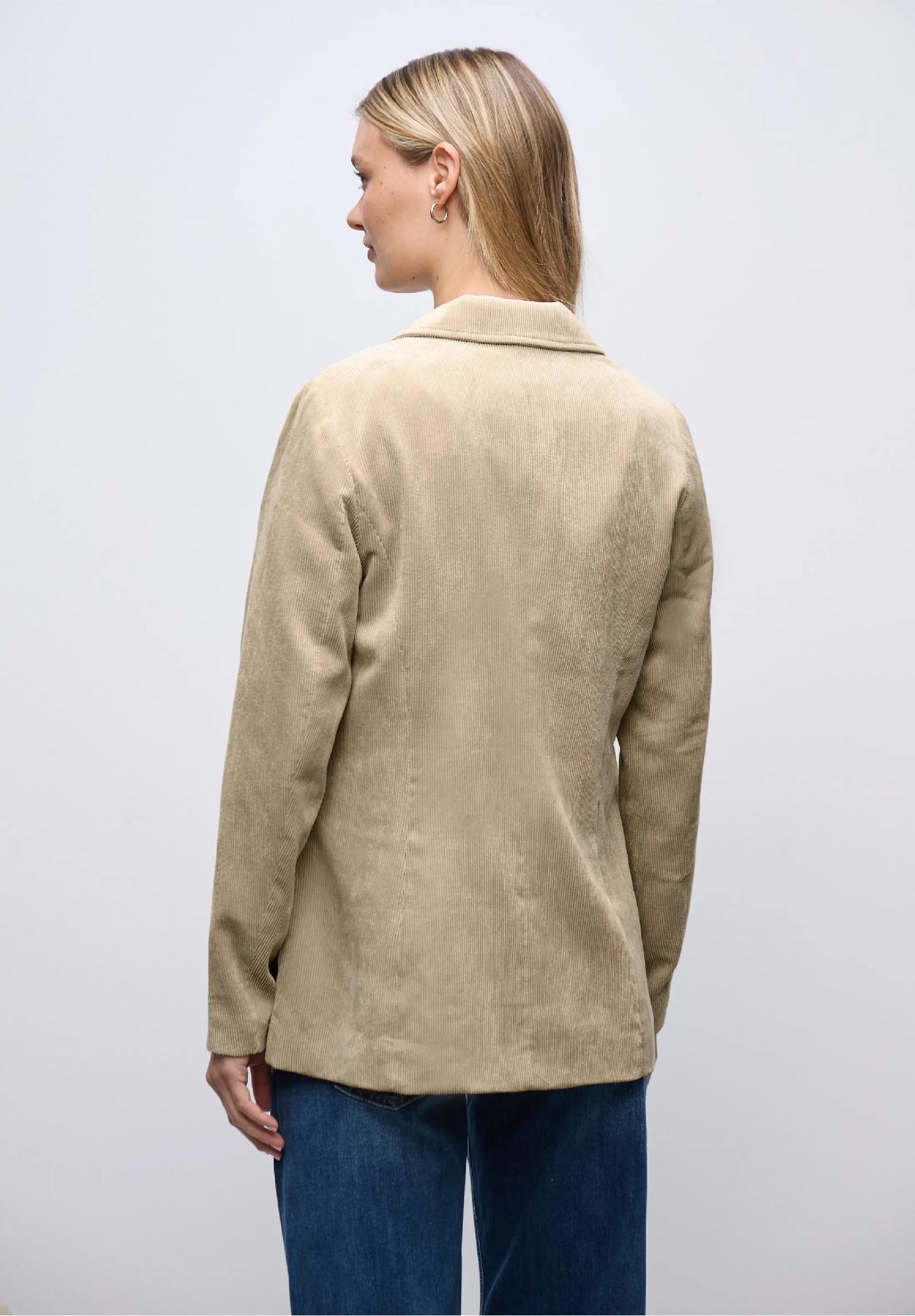 Street One dlhé manšestrové sako