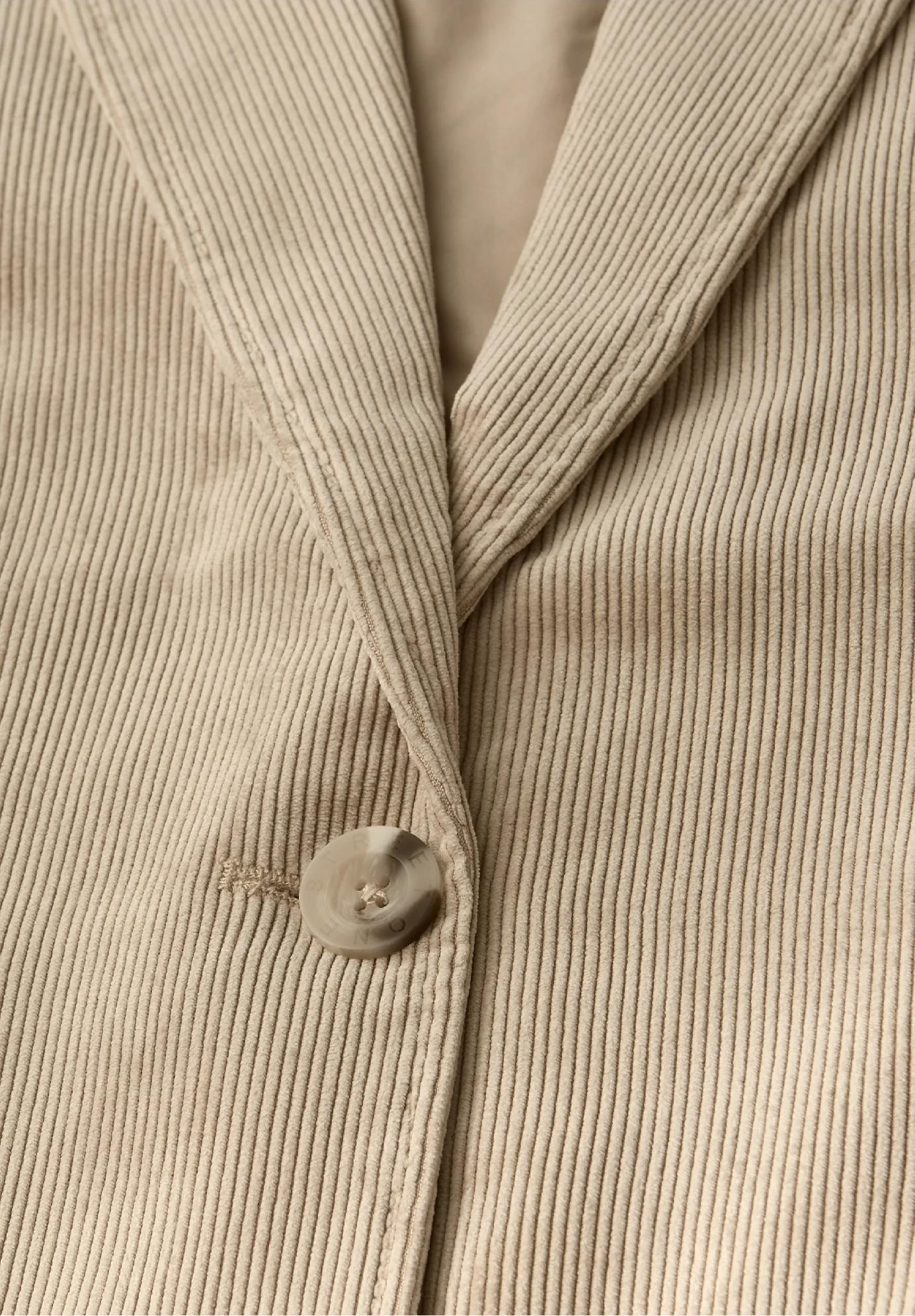 Street One dlhé manšestrové sako