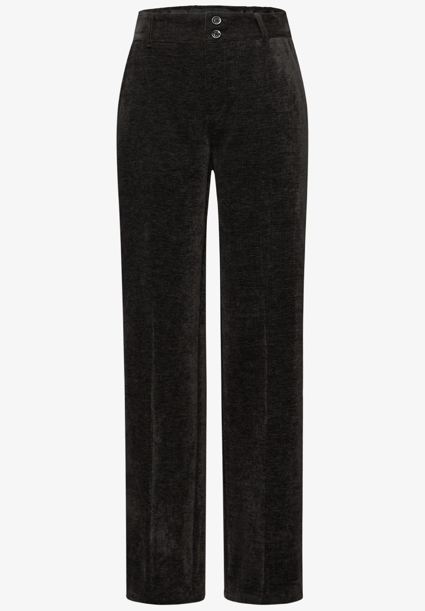 Street One rovné ženilkové manšestrové nohavice, hned