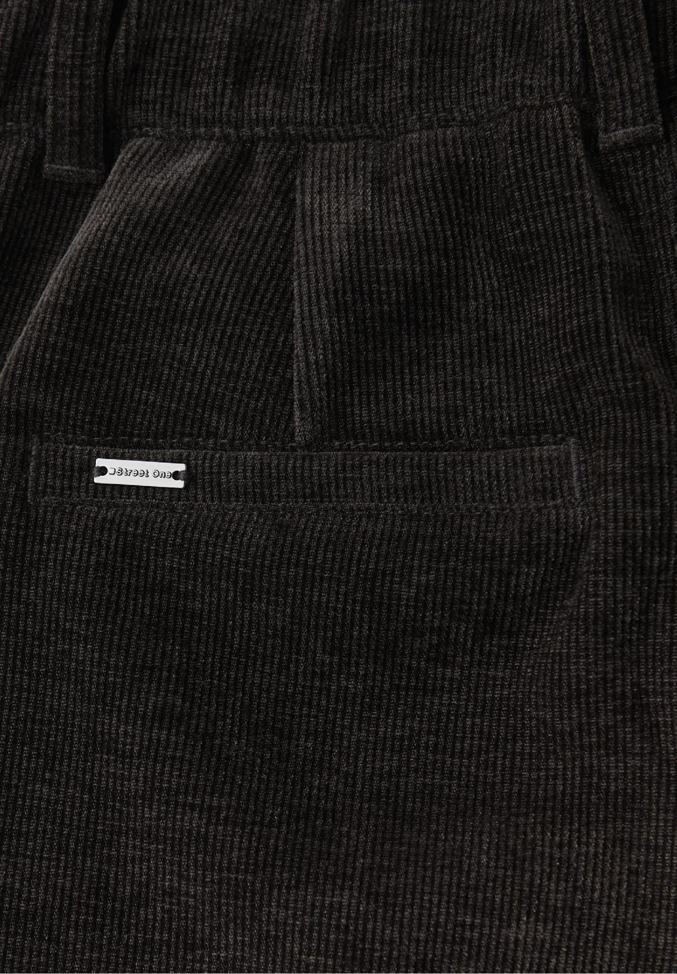 Street One rovné ženilkové manšestrové nohavice, hned