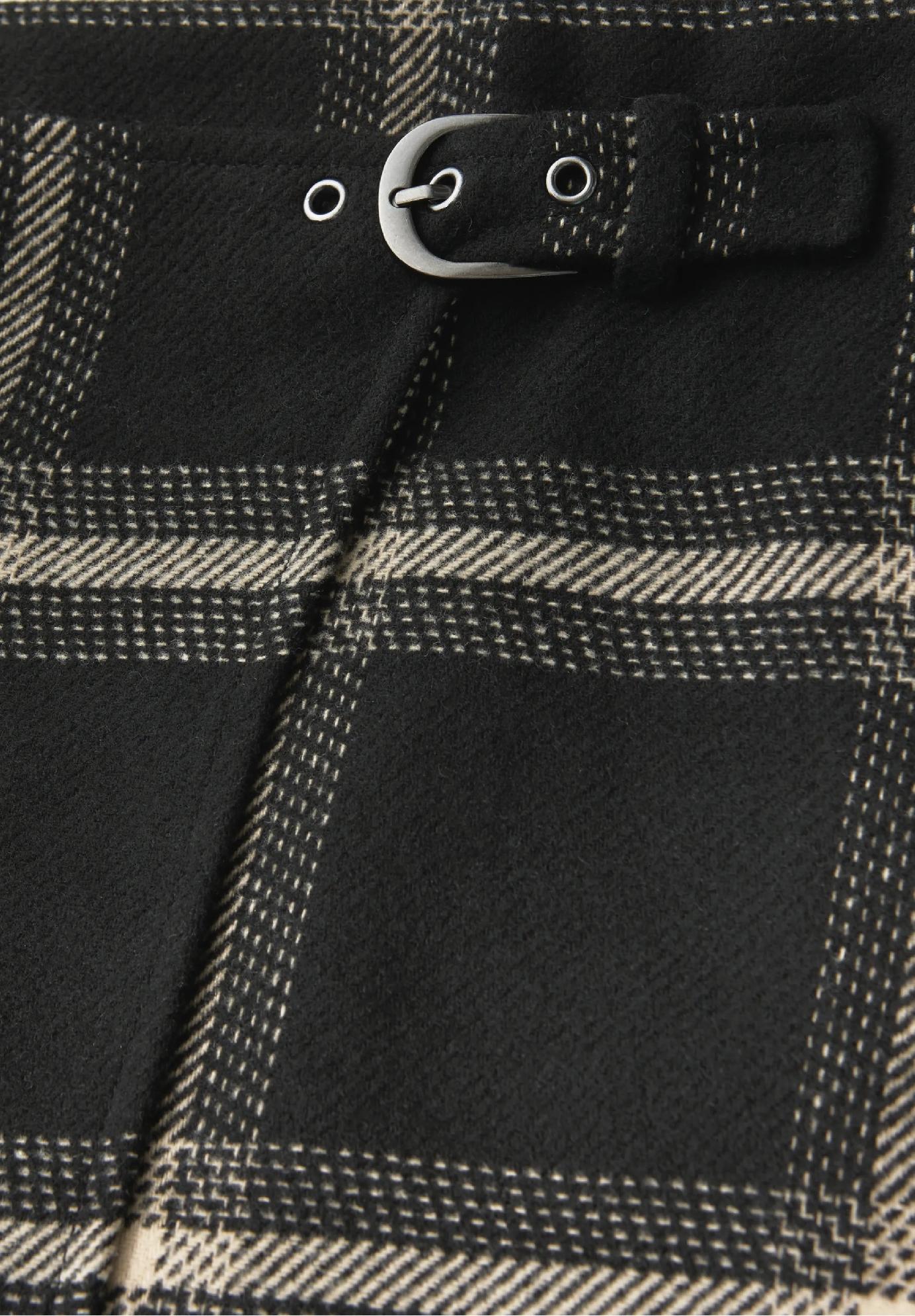 Street One karovaná zavinovacia sukňa