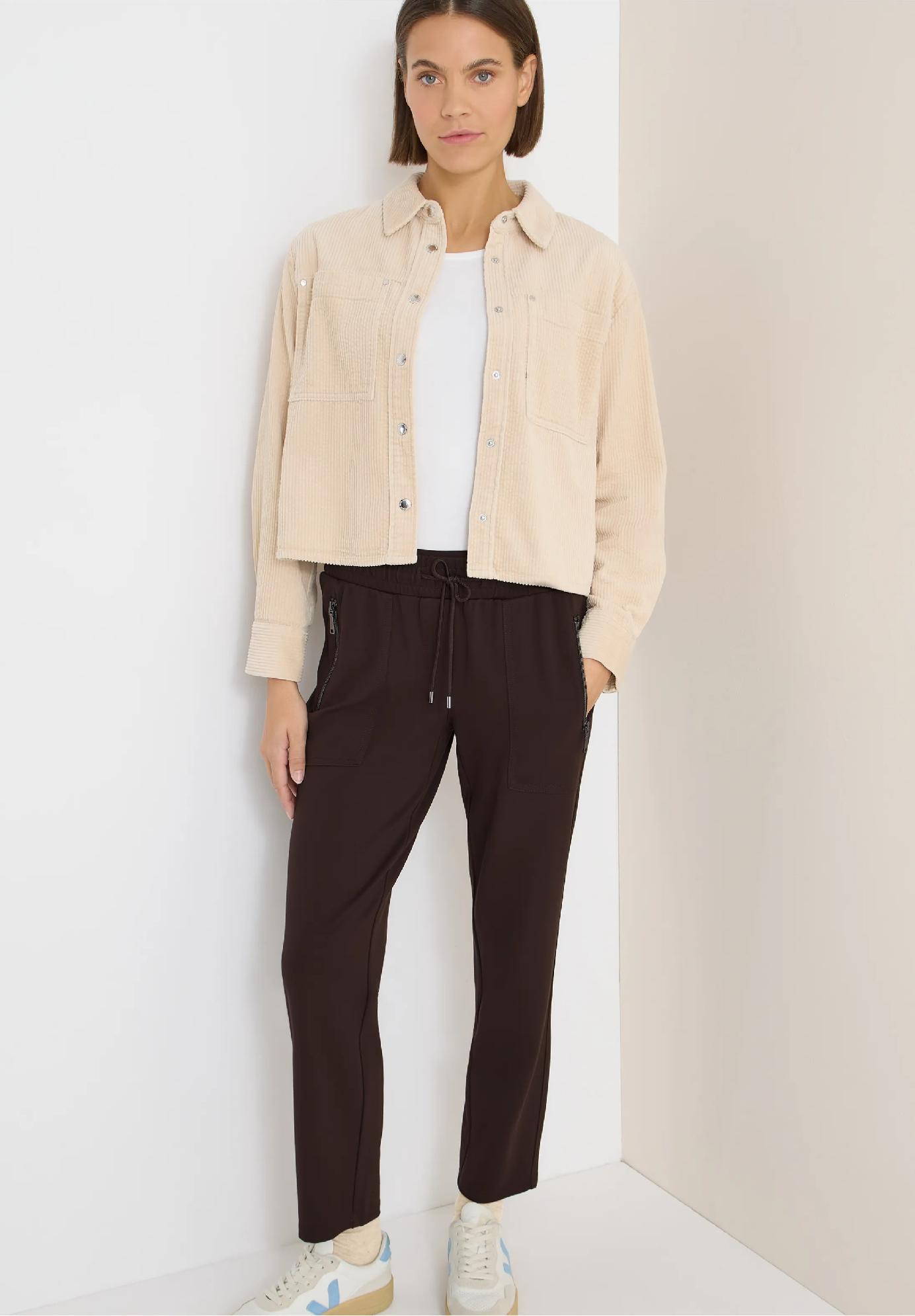 CECIL TRACEY nohavice ležérneho strihu, hne