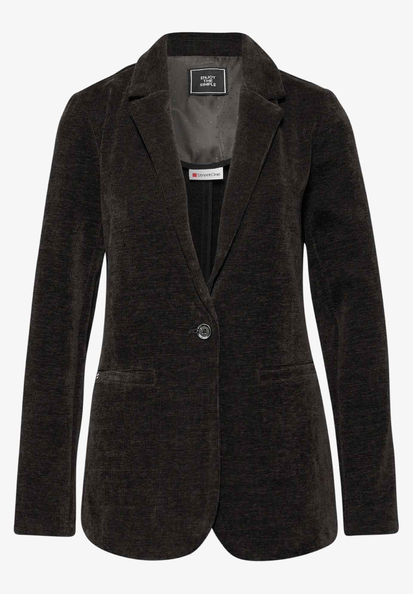 Street One ženilkové manšestrové sako