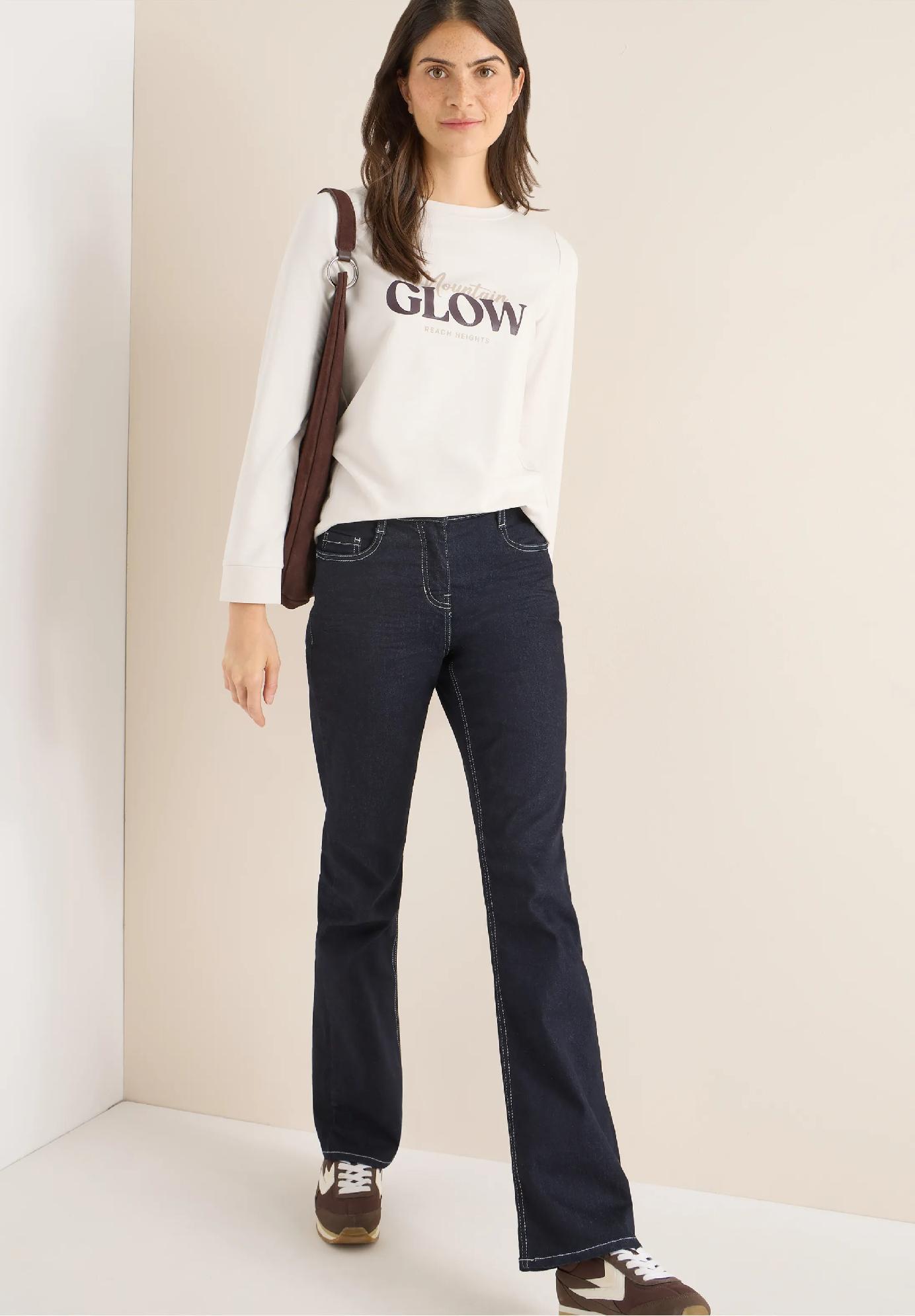 CECIL tričko s nápisom GLOW