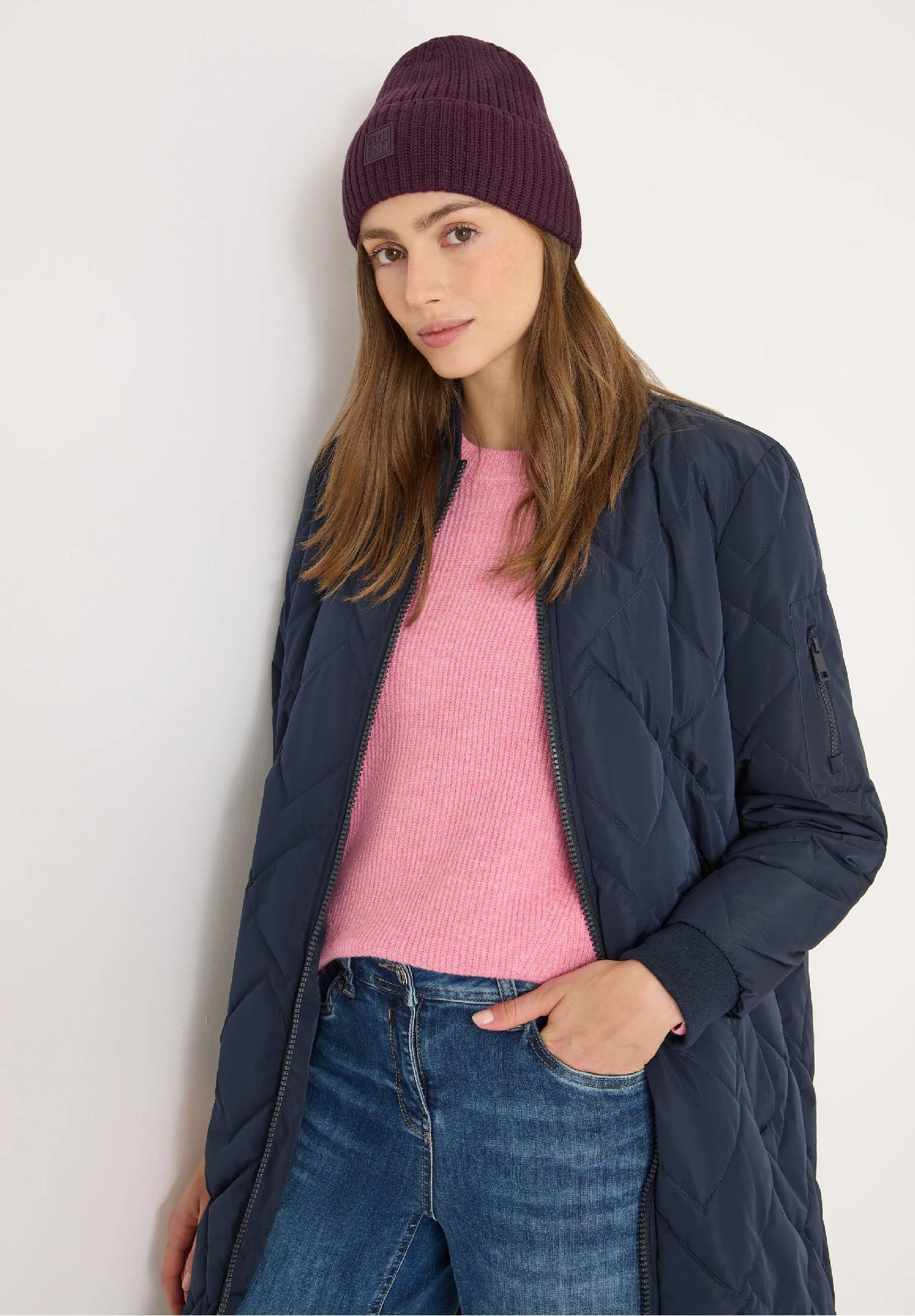 CECIL jednofarebná čiapka, bor