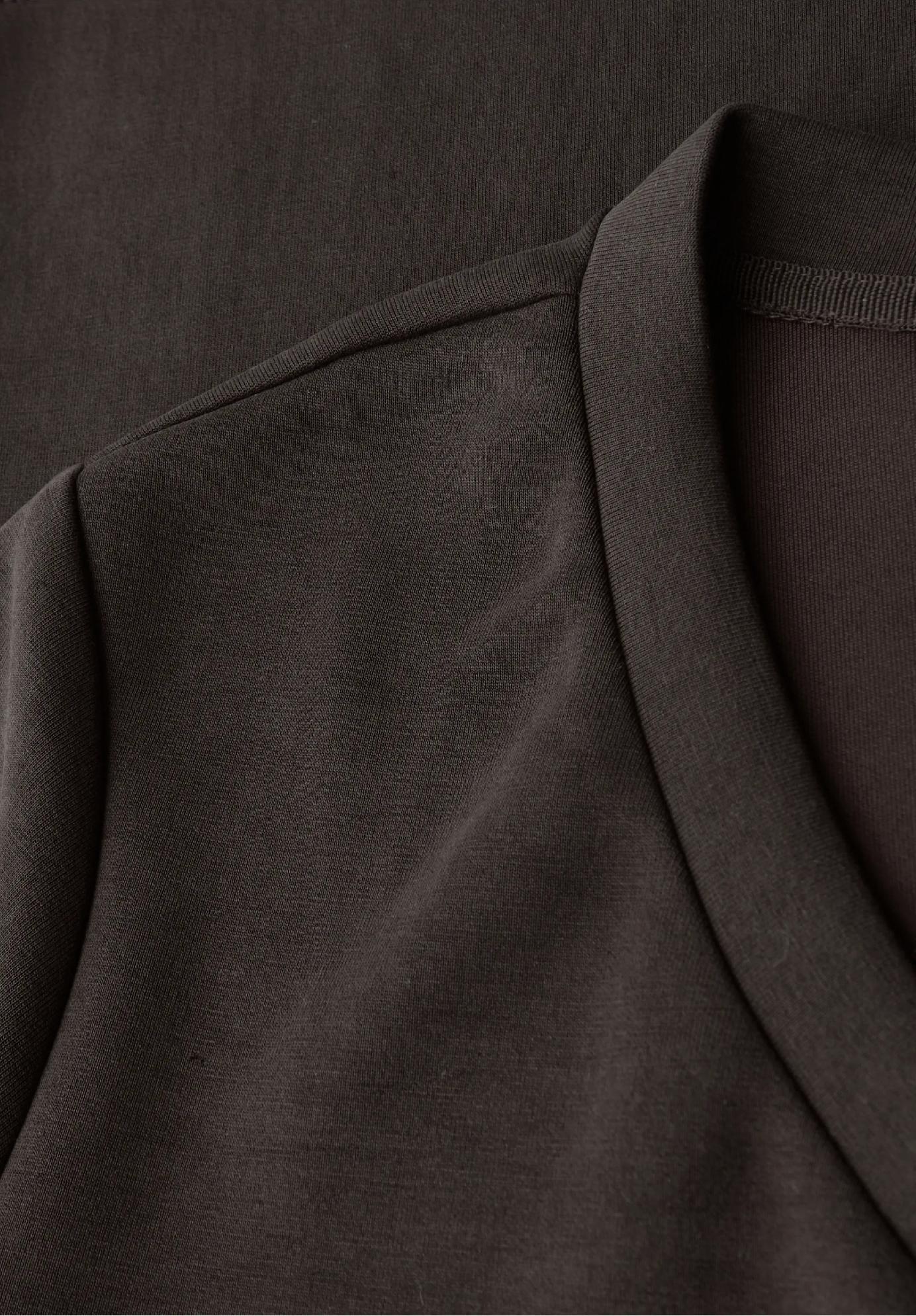 Street One tričko s hodvábnym vzhľadom, hneda