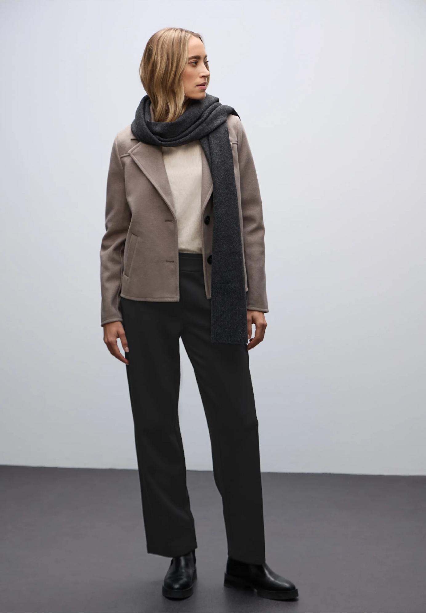 Street One nohavice rovného strihu, čiern