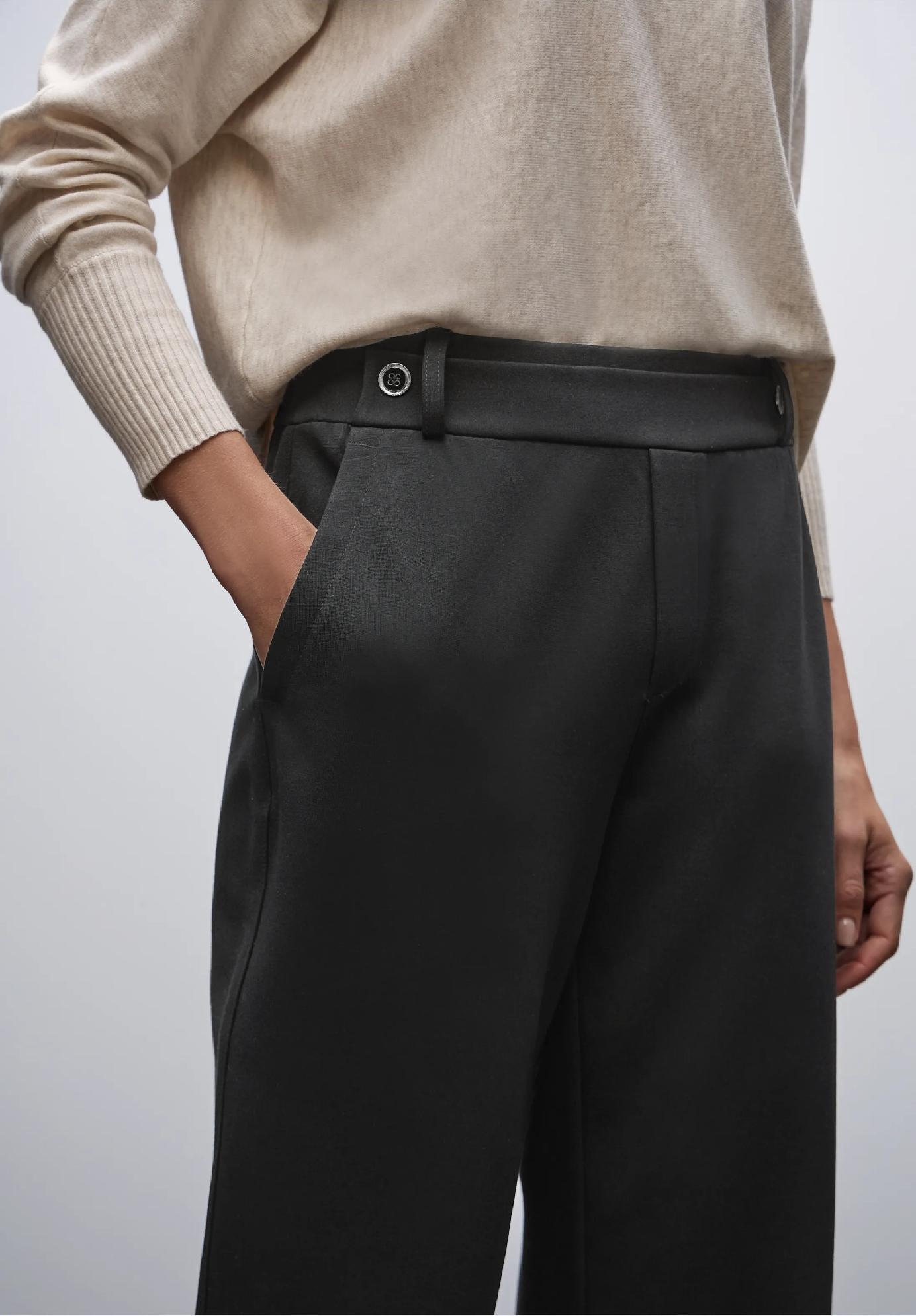 Street One nohavice rovného strihu, čiern