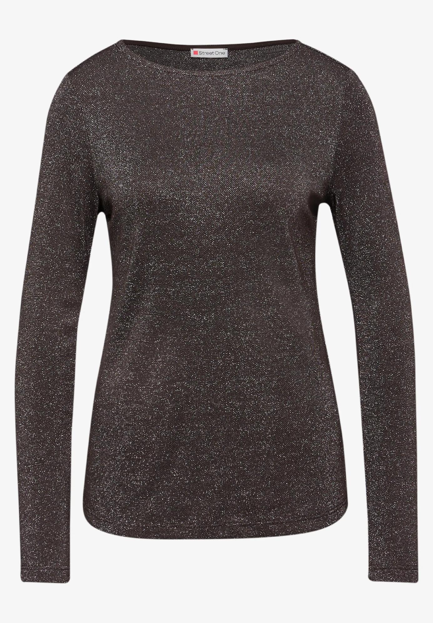 Street One trblietavé tričko s dlhým rukávom, hne