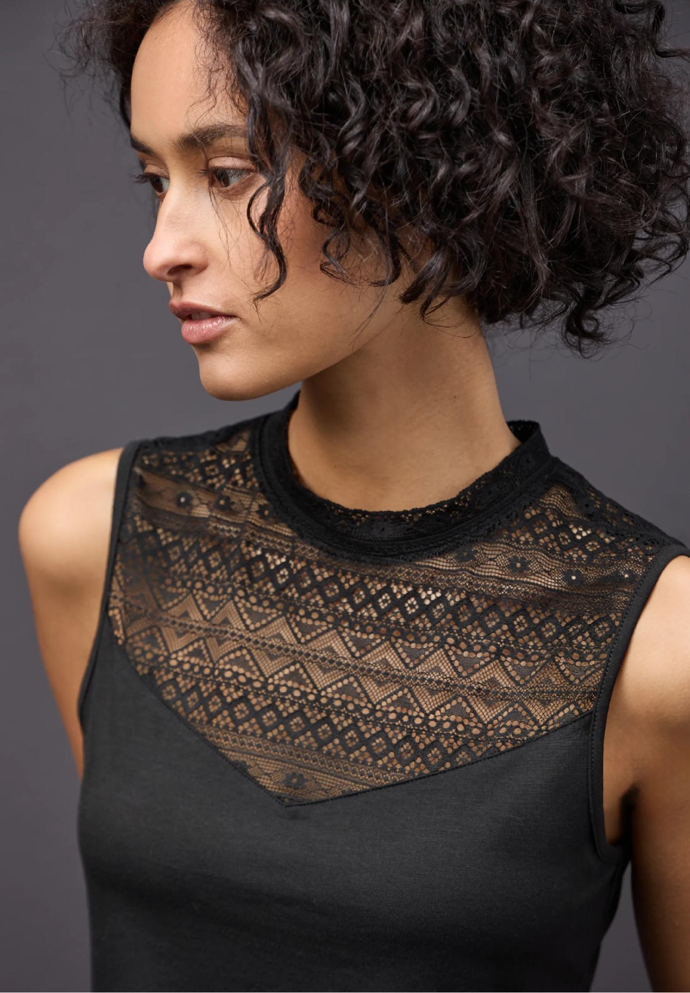 Street One čipkovaný top, čie