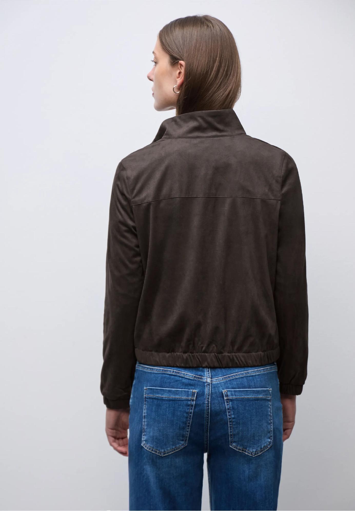 Street One krátka velúrová bunda, hne