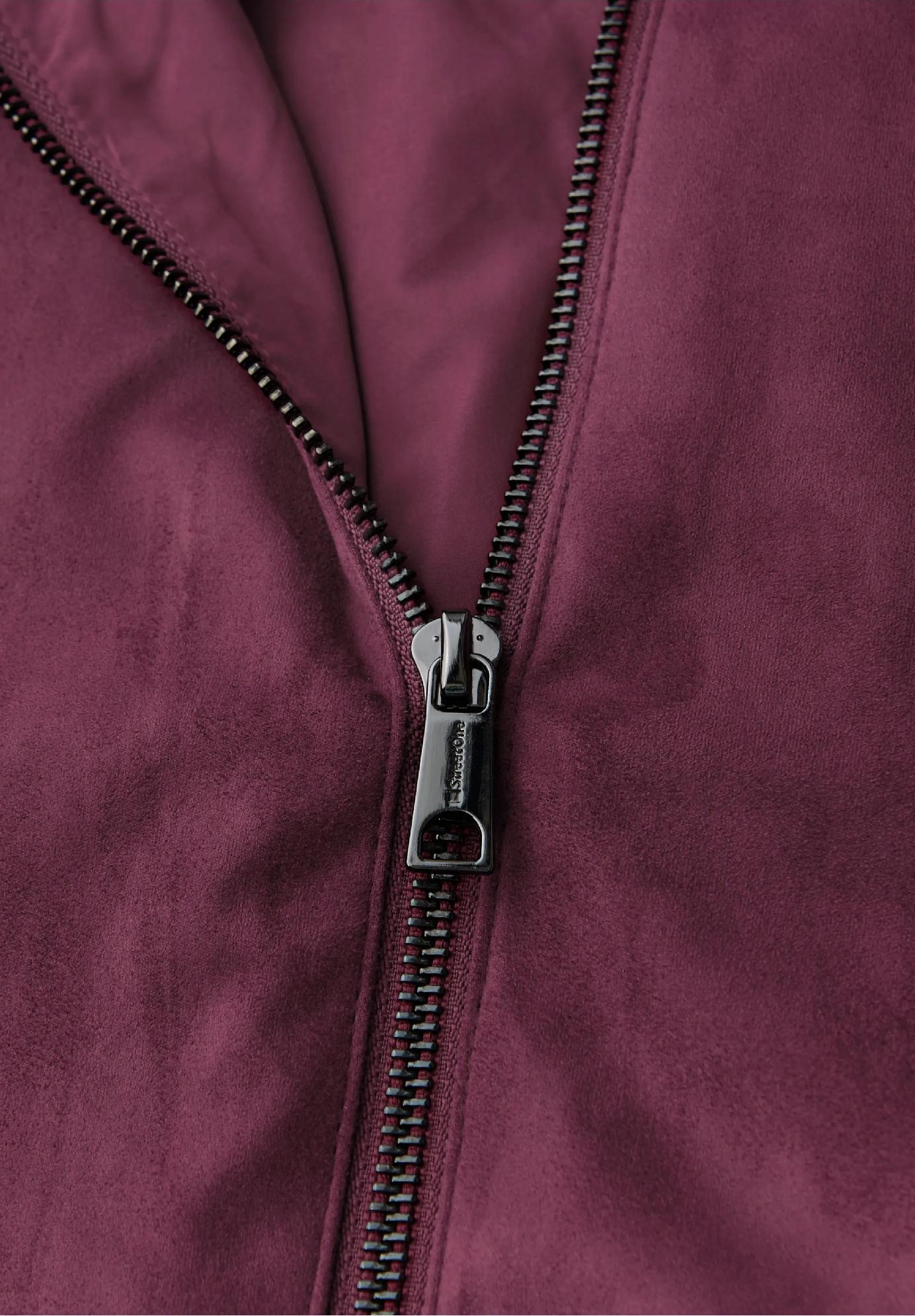 Street One krátka velúrová bunda, bor