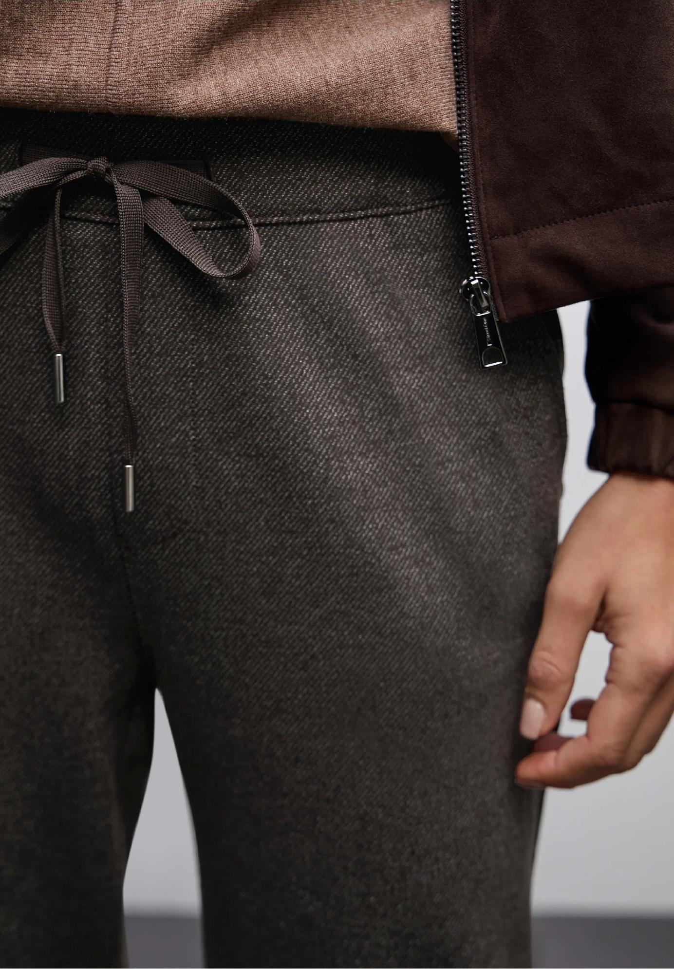 Street One nohavice rovného strihu s pásikom, hne