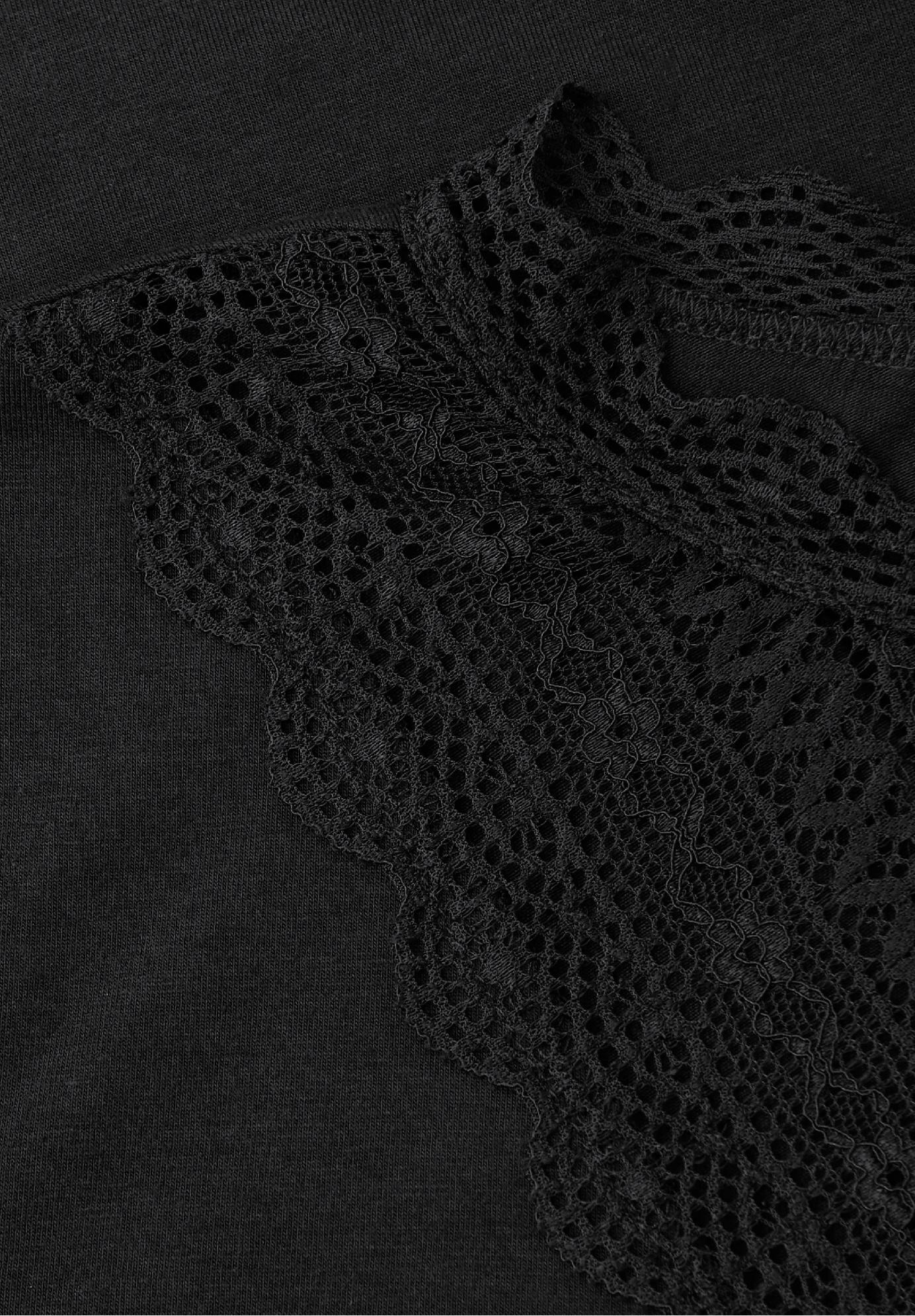 Street One tričko s čipkovaným detailom