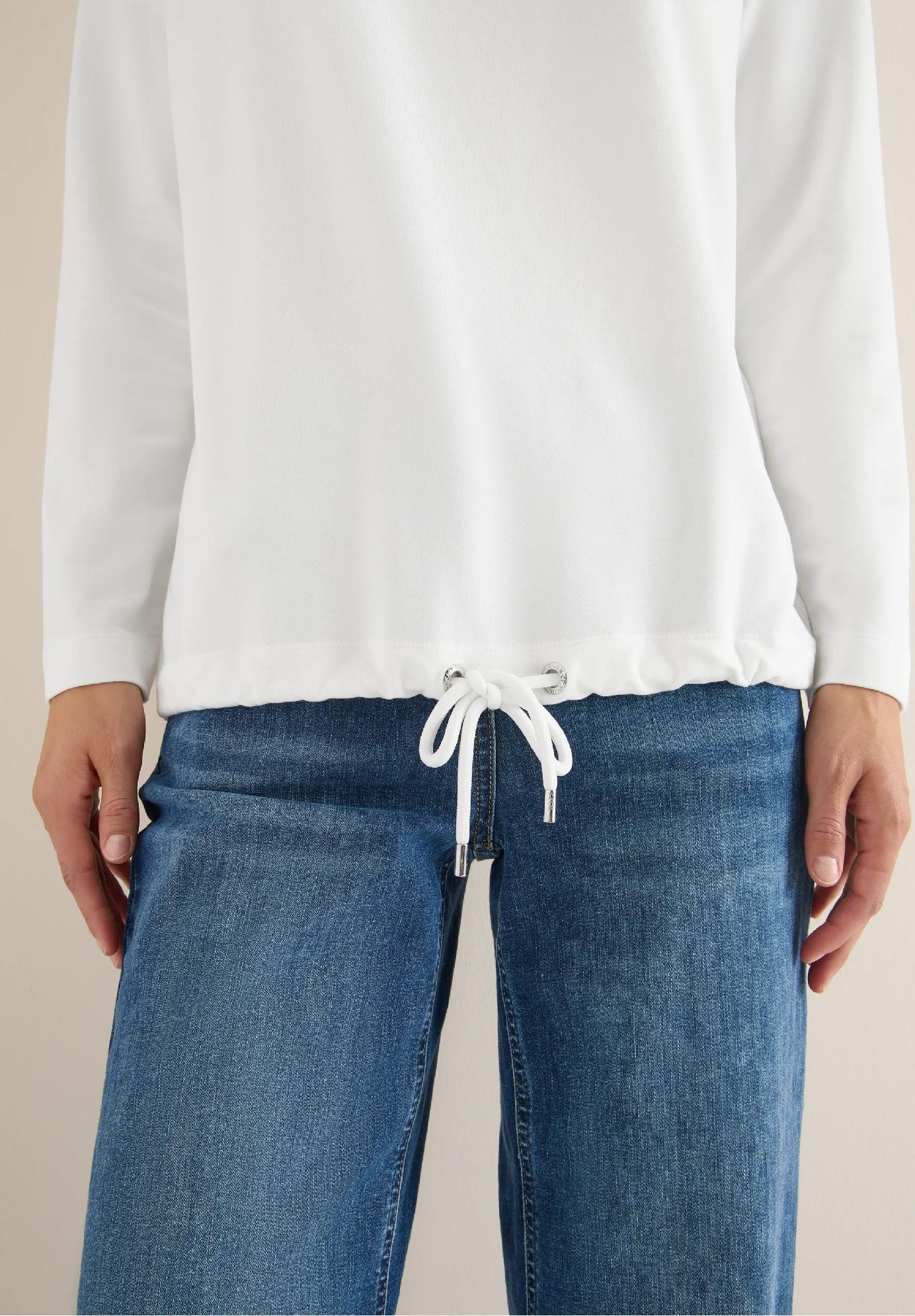 CECIL tričko s dlhým rukávom a nápisom, van