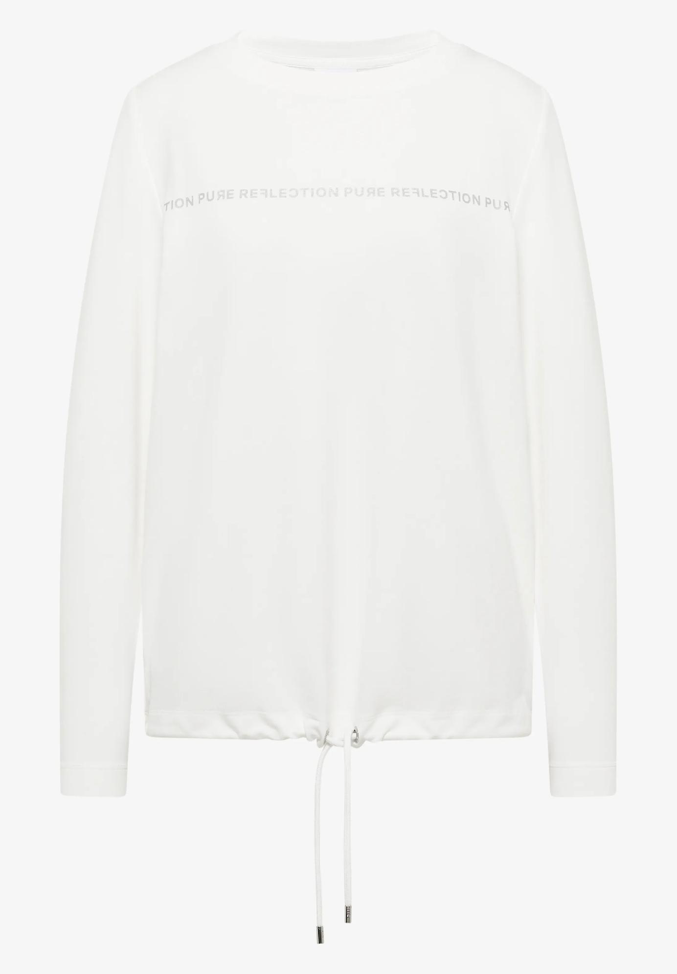 CECIL tričko s dlhým rukávom a nápisom, van