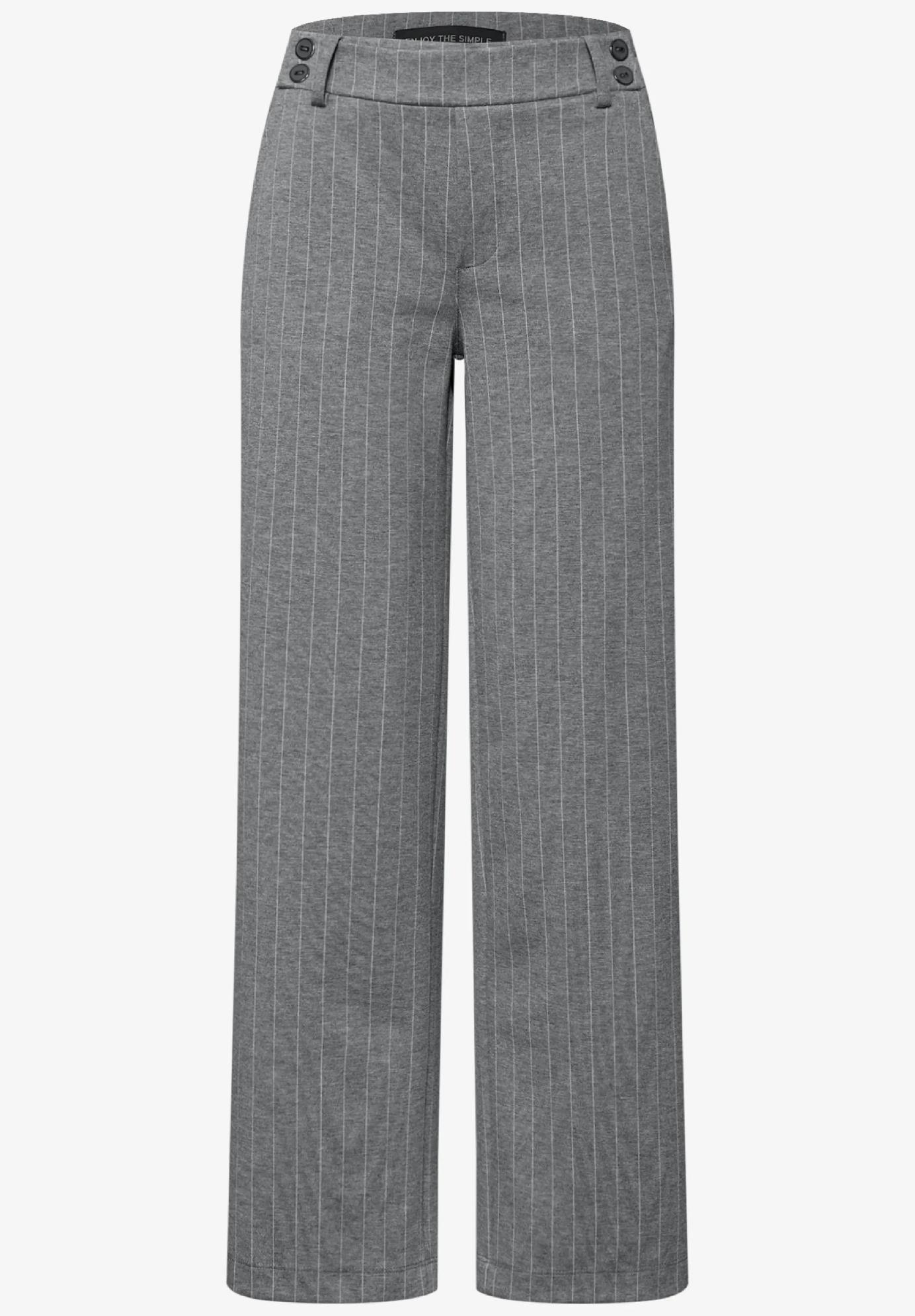 Street One nohavice rovného strihu, šed