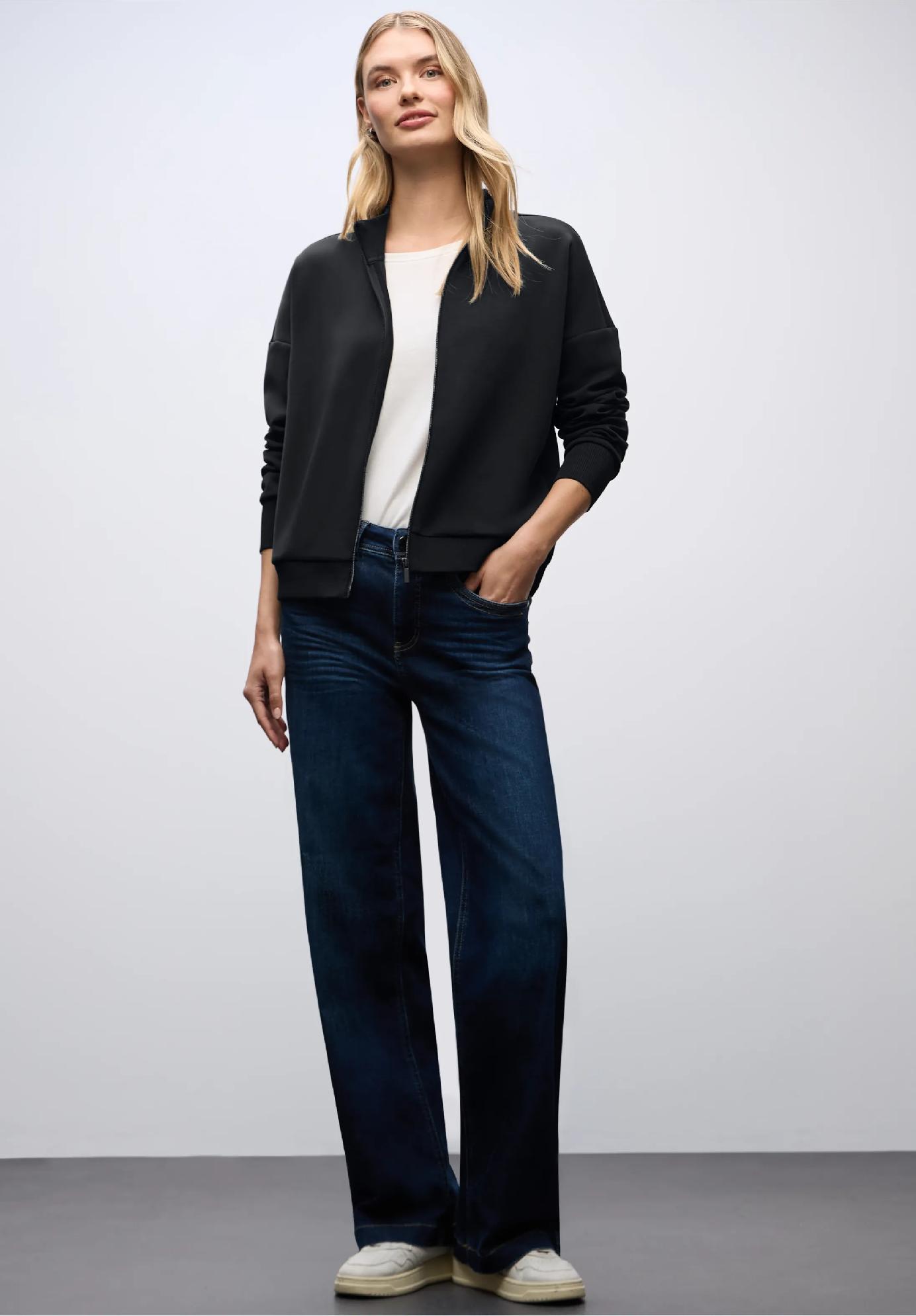 Street One mikina s hodvábnym vzhľadom