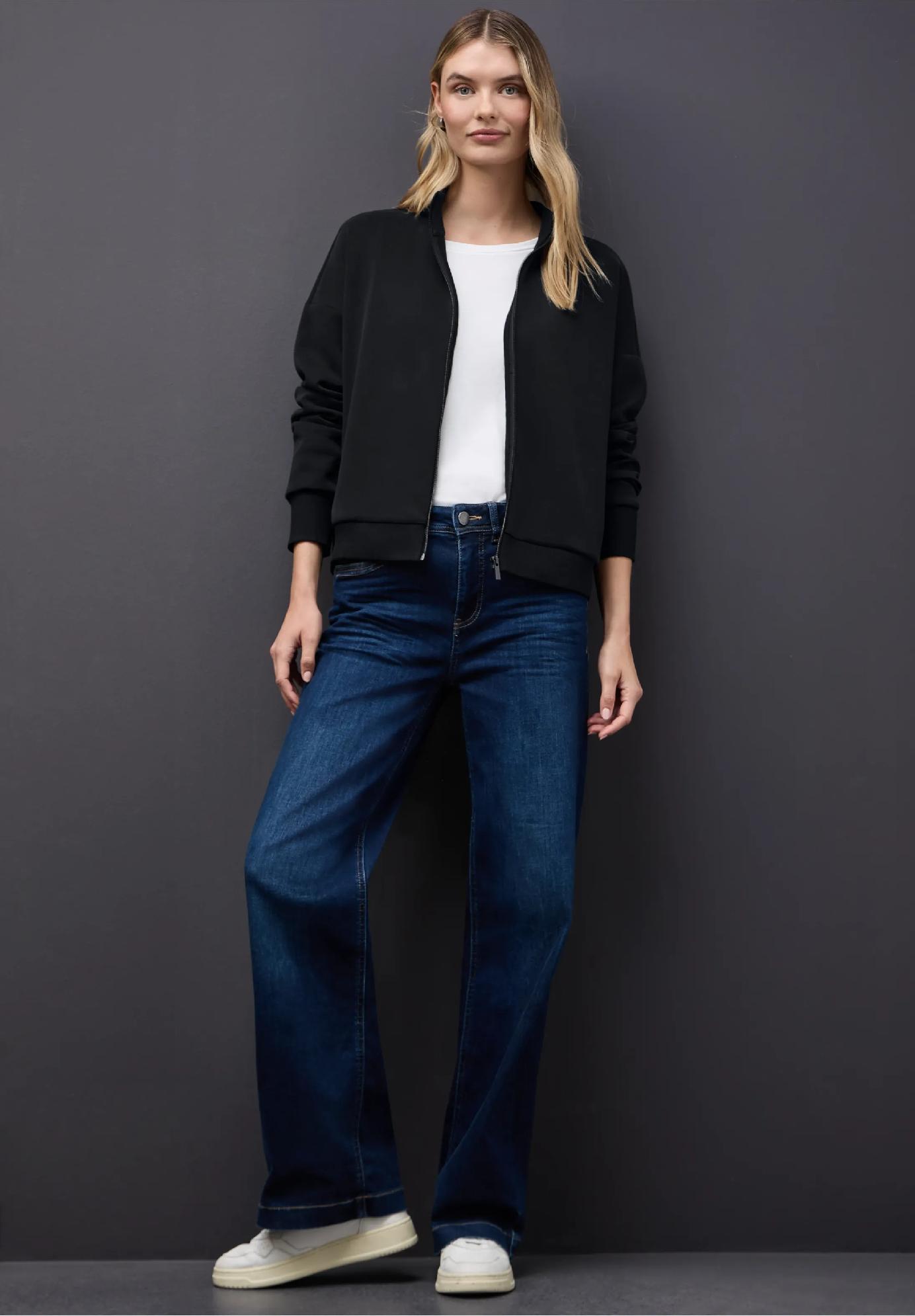 Street One mikina s hodvábnym vzhľadom