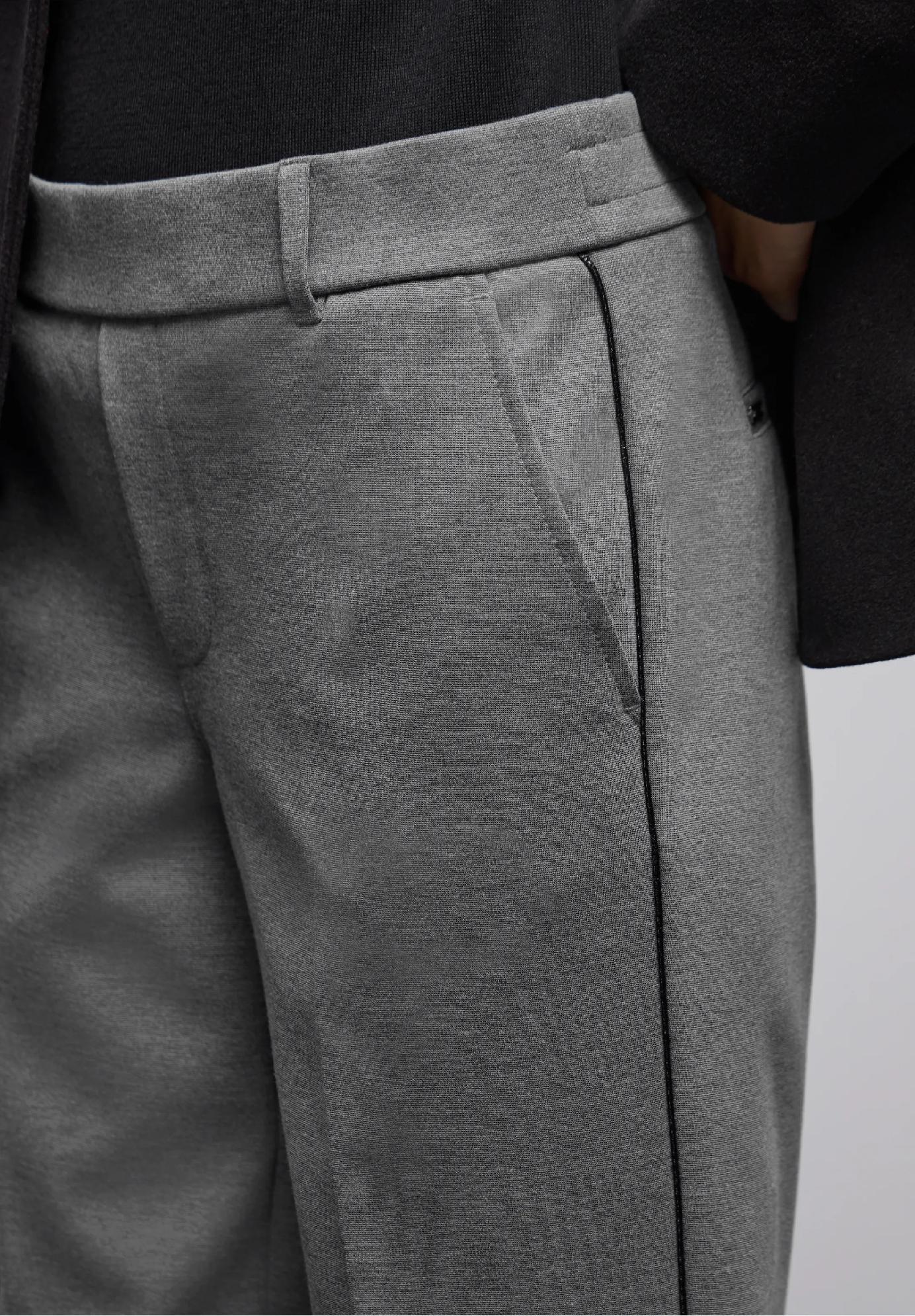 Street One melanžové chino nohavice s páskou