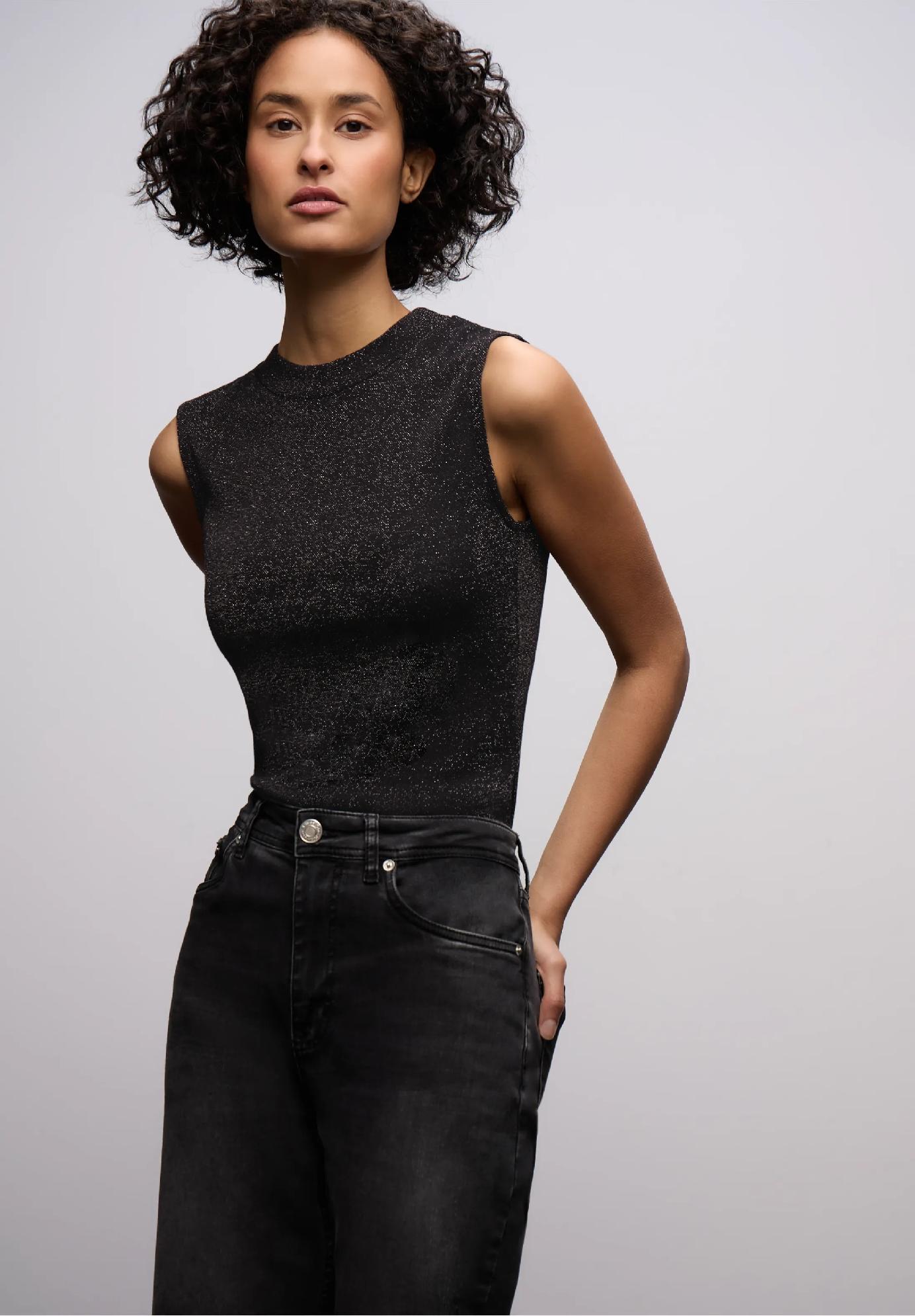 Street One trblietavý top, čie