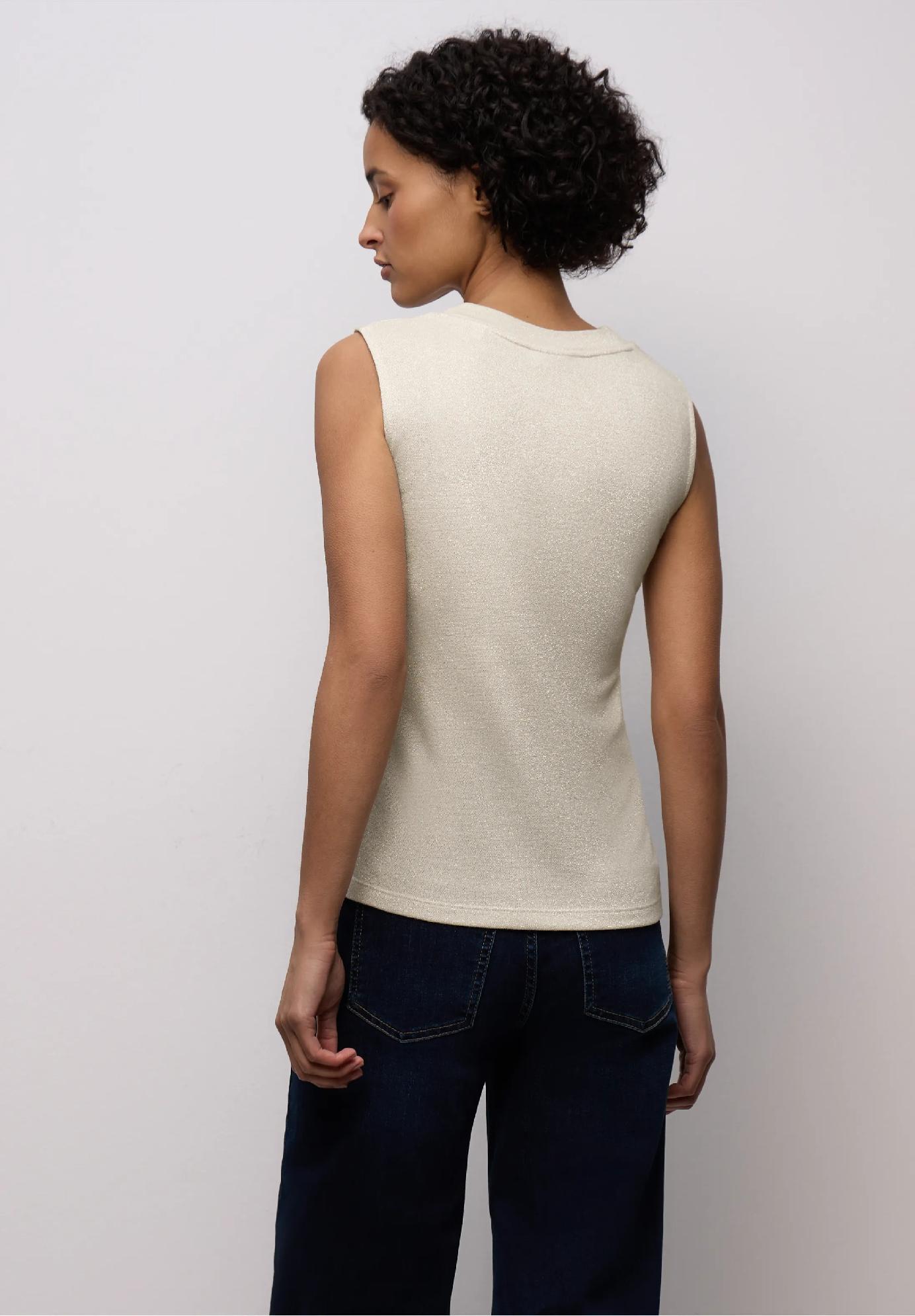 Street One trblietavý top, ecr