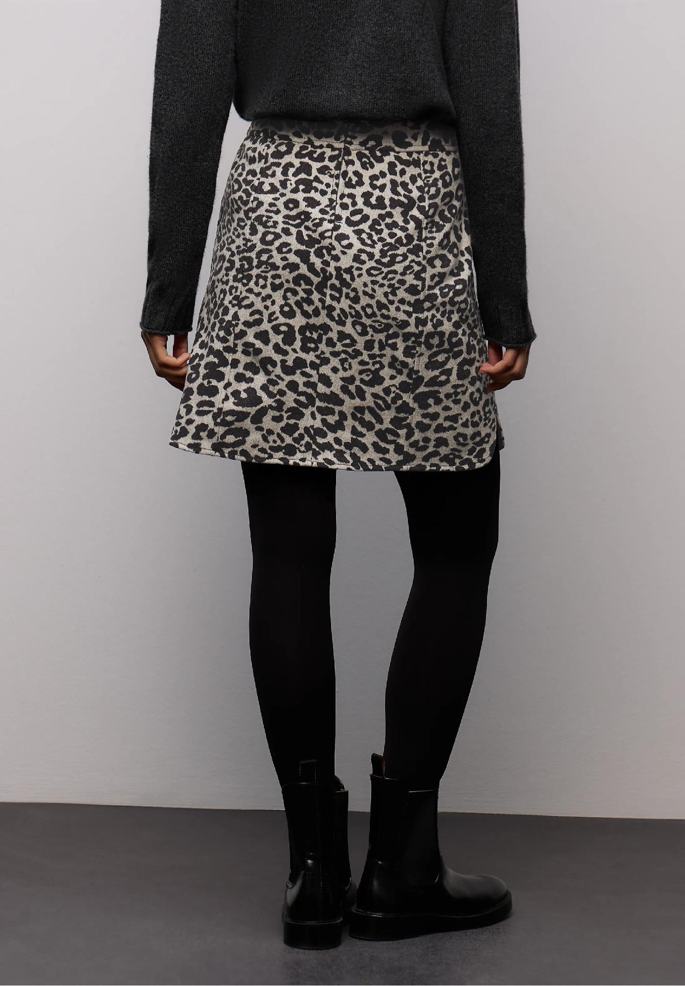 Street One sukňa s imitáciou vlny a cvočkami