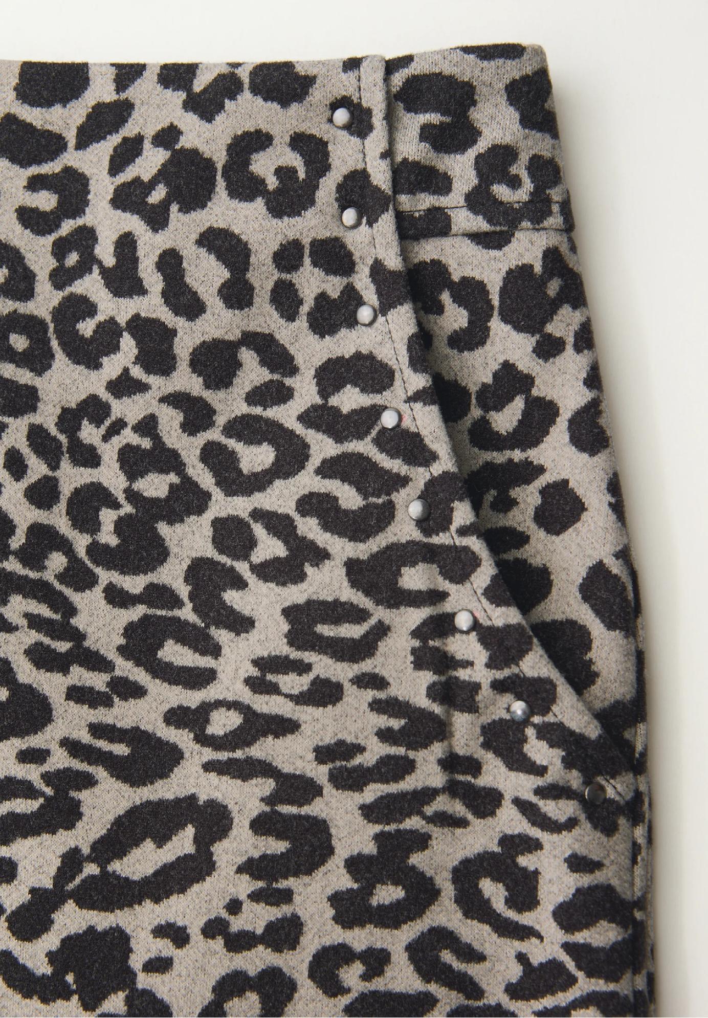 Street One sukňa s imitáciou vlny a cvočkami