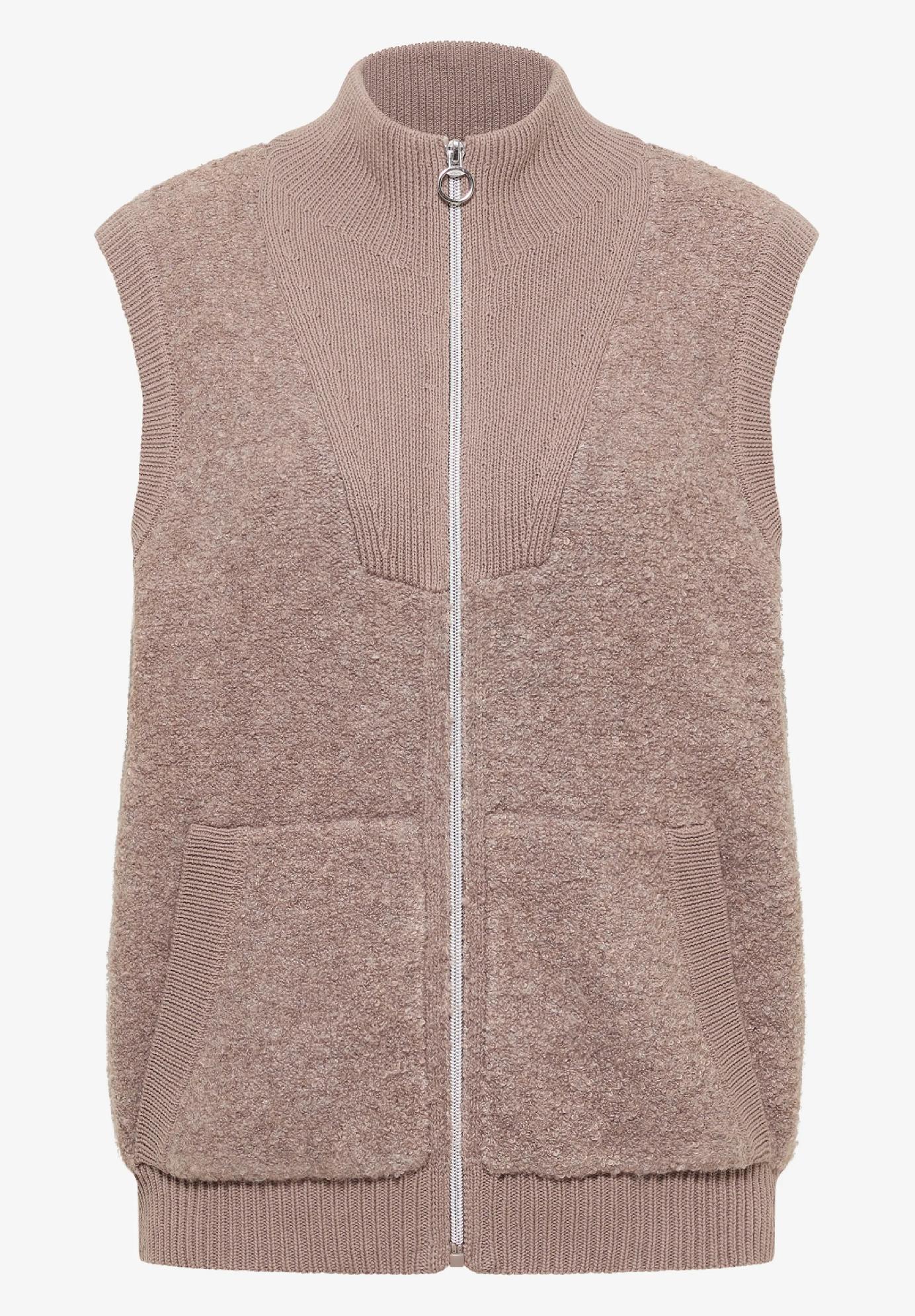 CECIL mäkká vesta z buklé