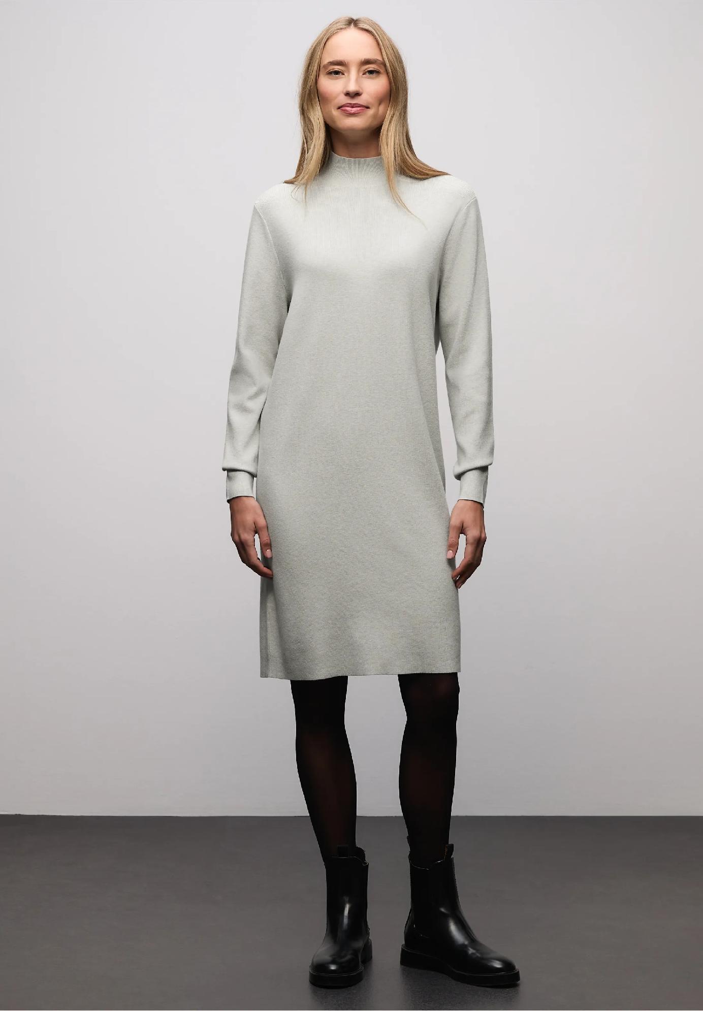 Street One pletené šaty s rolákom