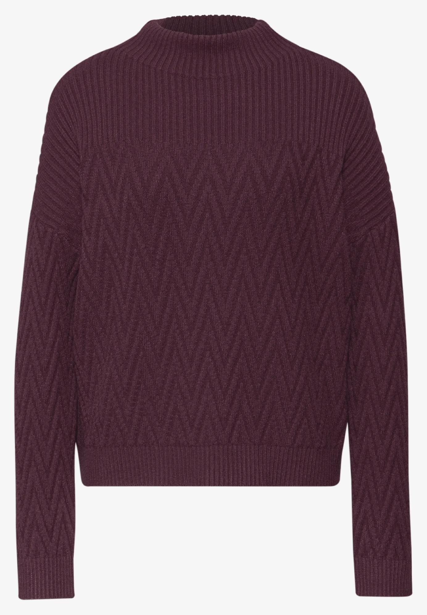 Street One textúrovaný sveter, bor